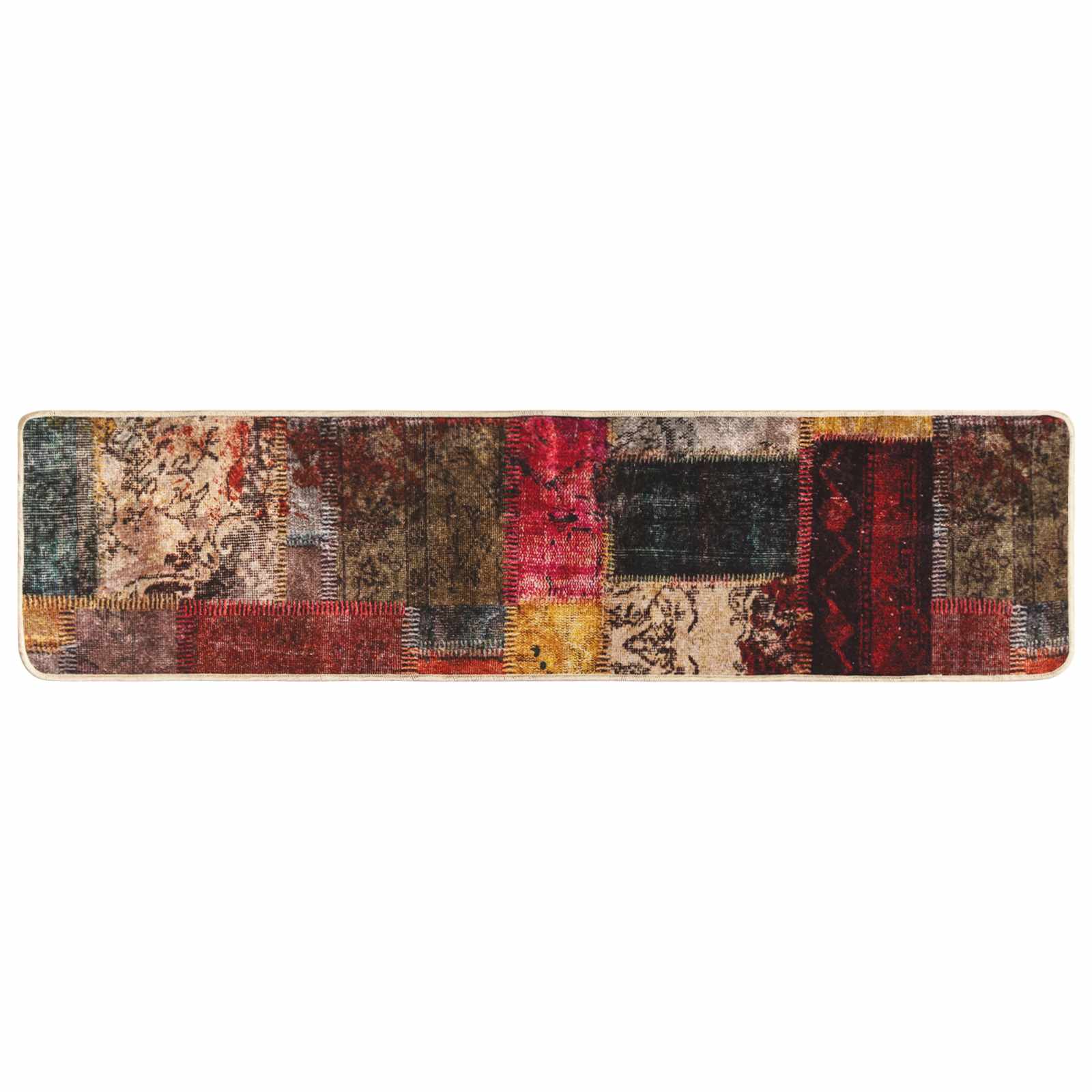 vidaXL Pasillo de alfombra MARSA Poliéster y PVC 50 x 250 cm Multicolor