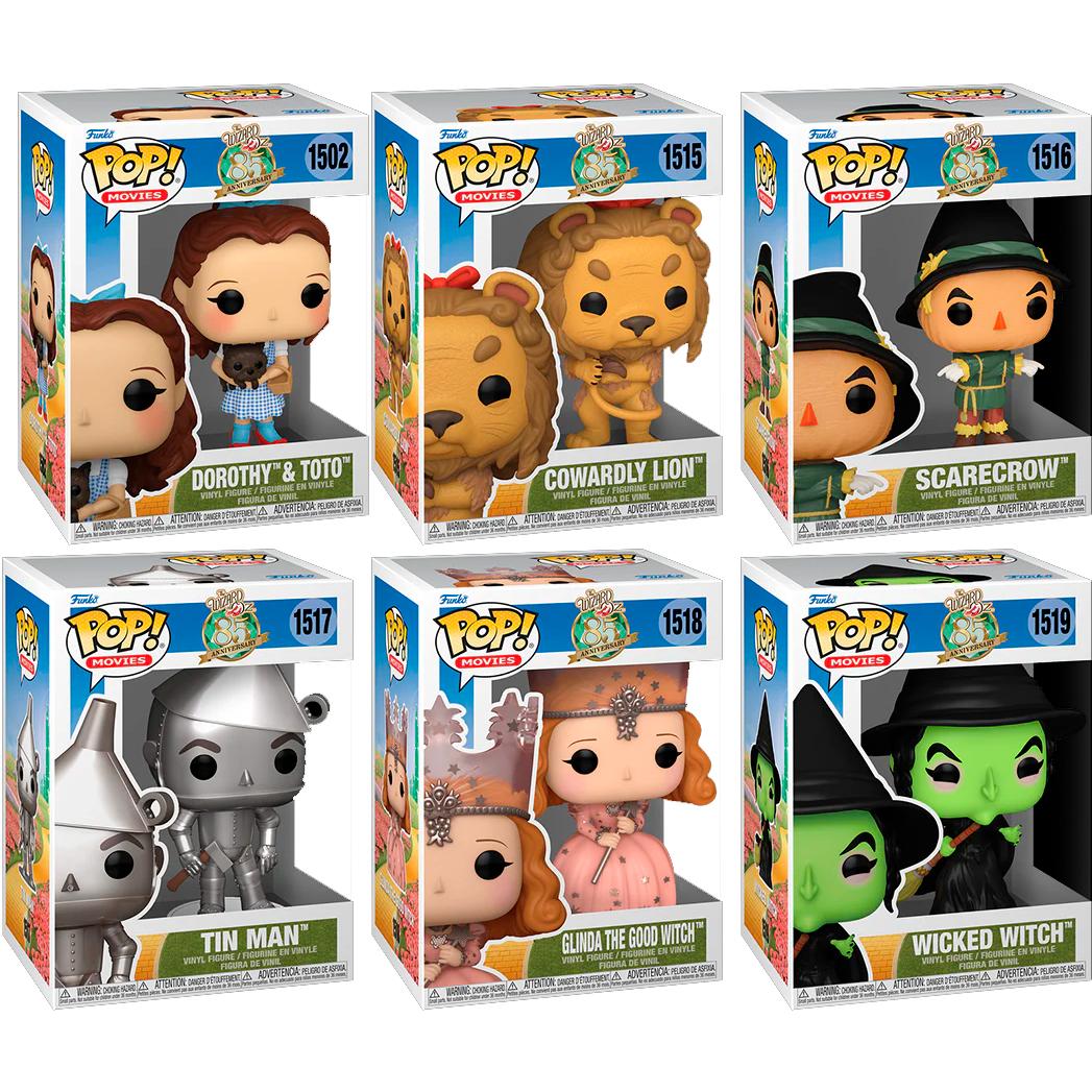 Funko Pack  6 Mago Wizard  Oz Dorothy Toto Scarecrow  Good Cowardly Lion Tin Man Good Wicked Witch 1515 1516 1517 1518  1519 1502