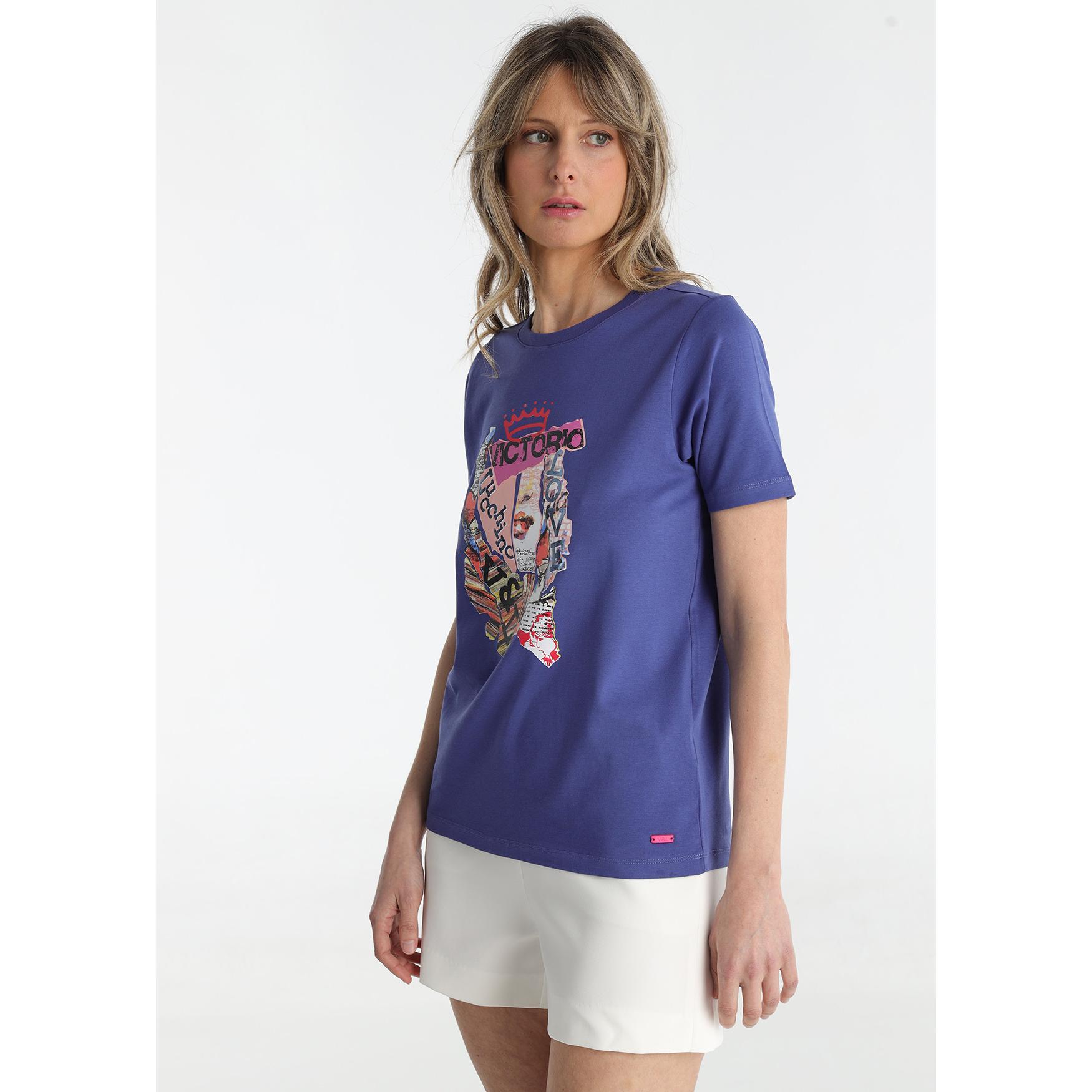 Victorio & Lucchino - Camiseta Gráfica Puzzle Blue