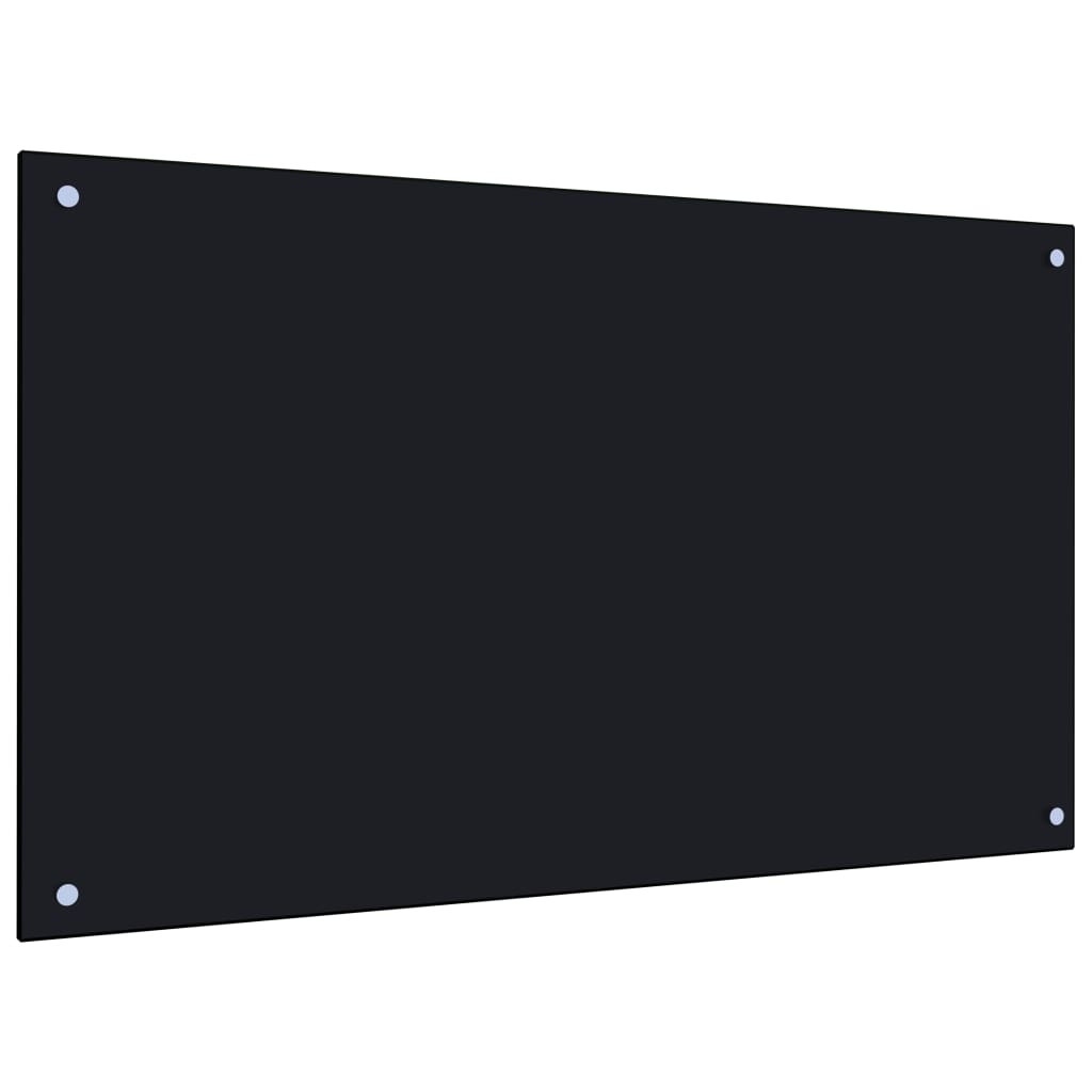 vidaXL Protector Salpicaduras Cocina Vidrio Templado 100x60cm Protección Color Negro,  Blanco,  Transparente y mas