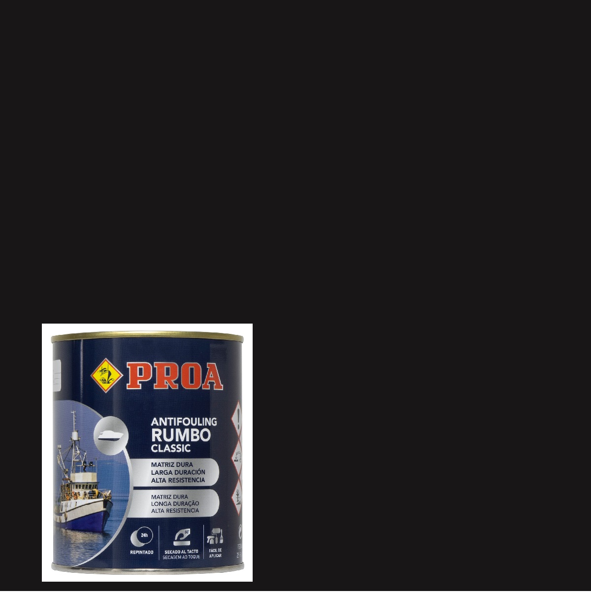 Antifouling classic. Patente para barcos. Matriz dura. 750 ml. Proa.