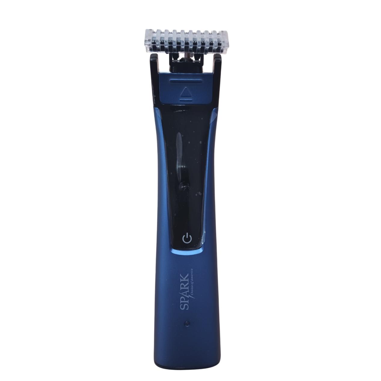 SPARK - MÁQUINA CORTAPELO INALÁMBRICO ACCESORIOS BATERIA RECARGABLE CUCHILLAS ACERO CABEZA BARBA CUERPO HOMBRE MUJER PELUQUERIA