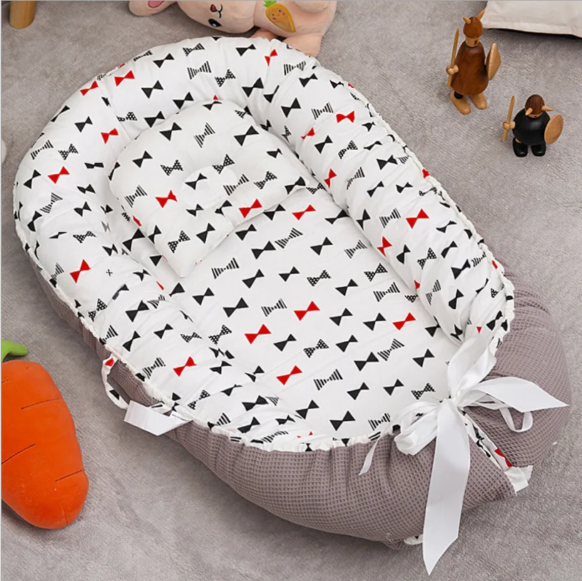 Cama Nest suave para dormir para Bebe, tumbona portáthil, cunas para recién nasido, accesorios de fotografía