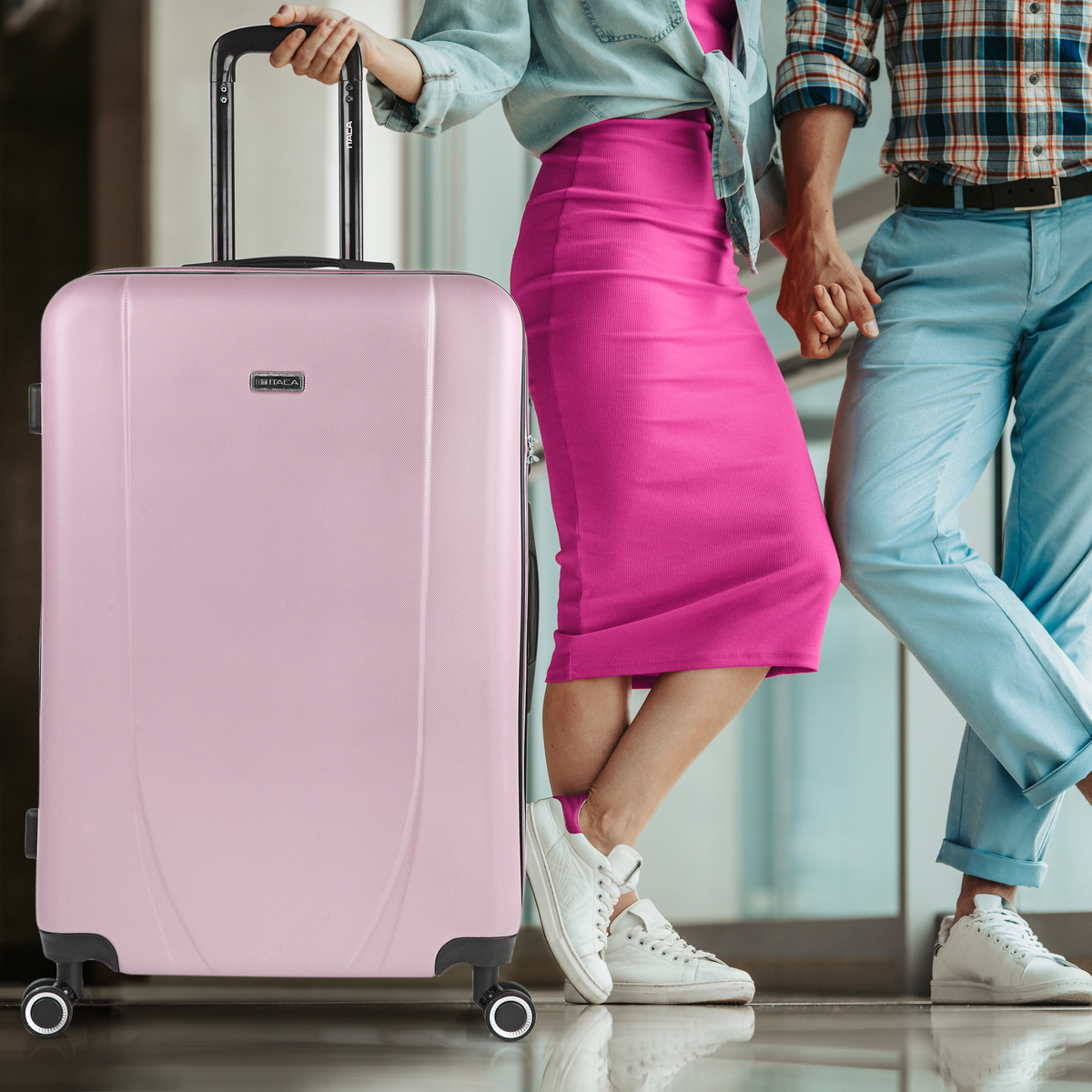 Itaca - Maletas De Viaje Grandes 23 Kilos. Maleta Grande De Viaje Rígida 4 Ruedas. Maletas Grandes De Viaje De ABS Resistente. Maleta Viaje 75Cm Candado Combinacion 71170