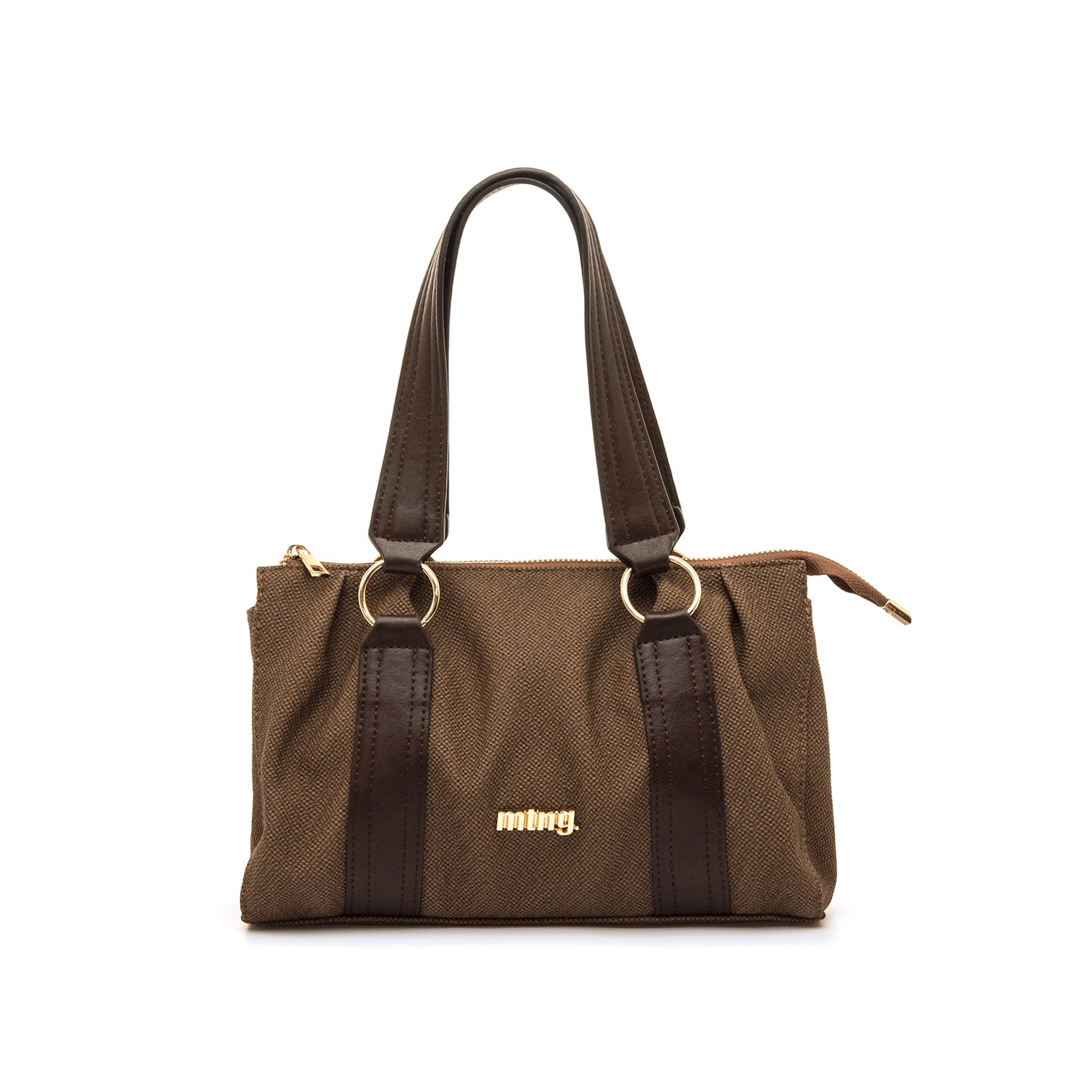 Mustang-MTNG bolsos mujer cesta marron con cierre cremallera