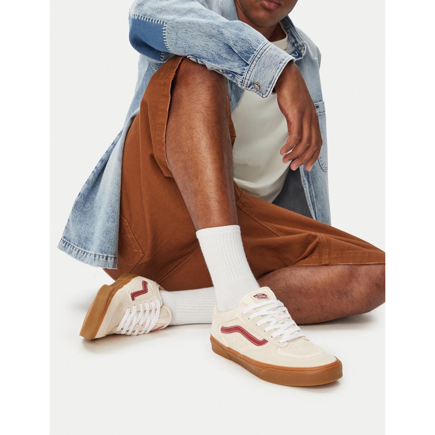 VANS ZAPATILLA ROWLEY CLASSIC CREAM BURGUNDY
