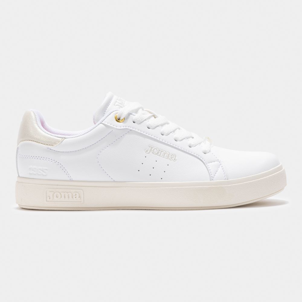 Joma - Zapatillas Classic Lady 2525 para niña, con parte superior de piel sintética y tecnología VTS de ventilación, plantilla MEMORY FOAM y suela de caucho DURABILITY