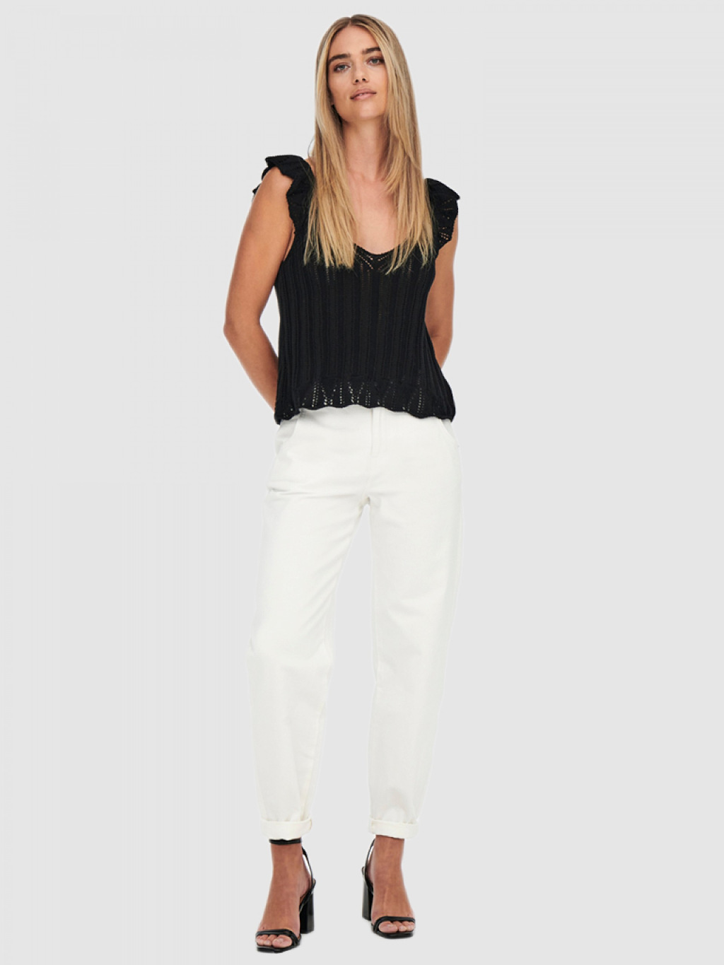 Jeans Baaloon Tiro Alto Only