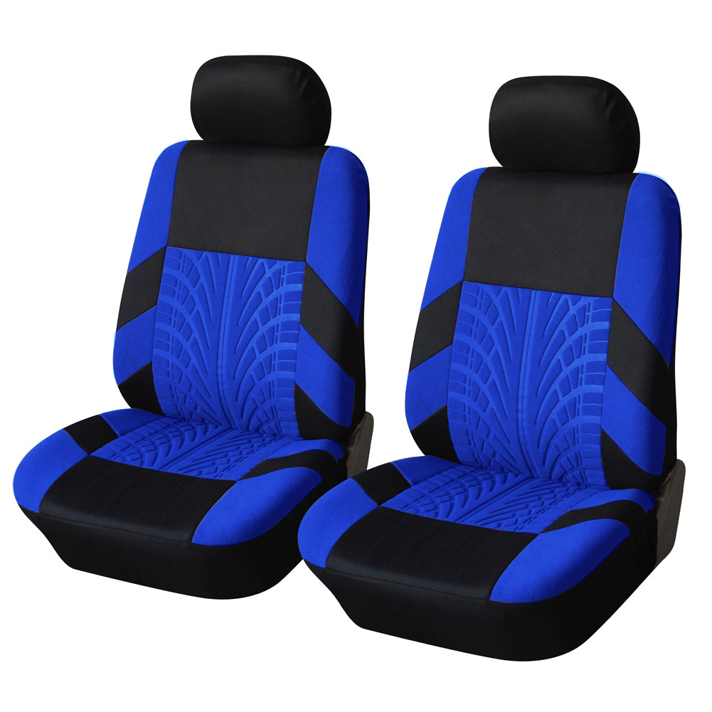 Om Home Funda de asiento de coche de cuero sintético con arco de cuero artificial