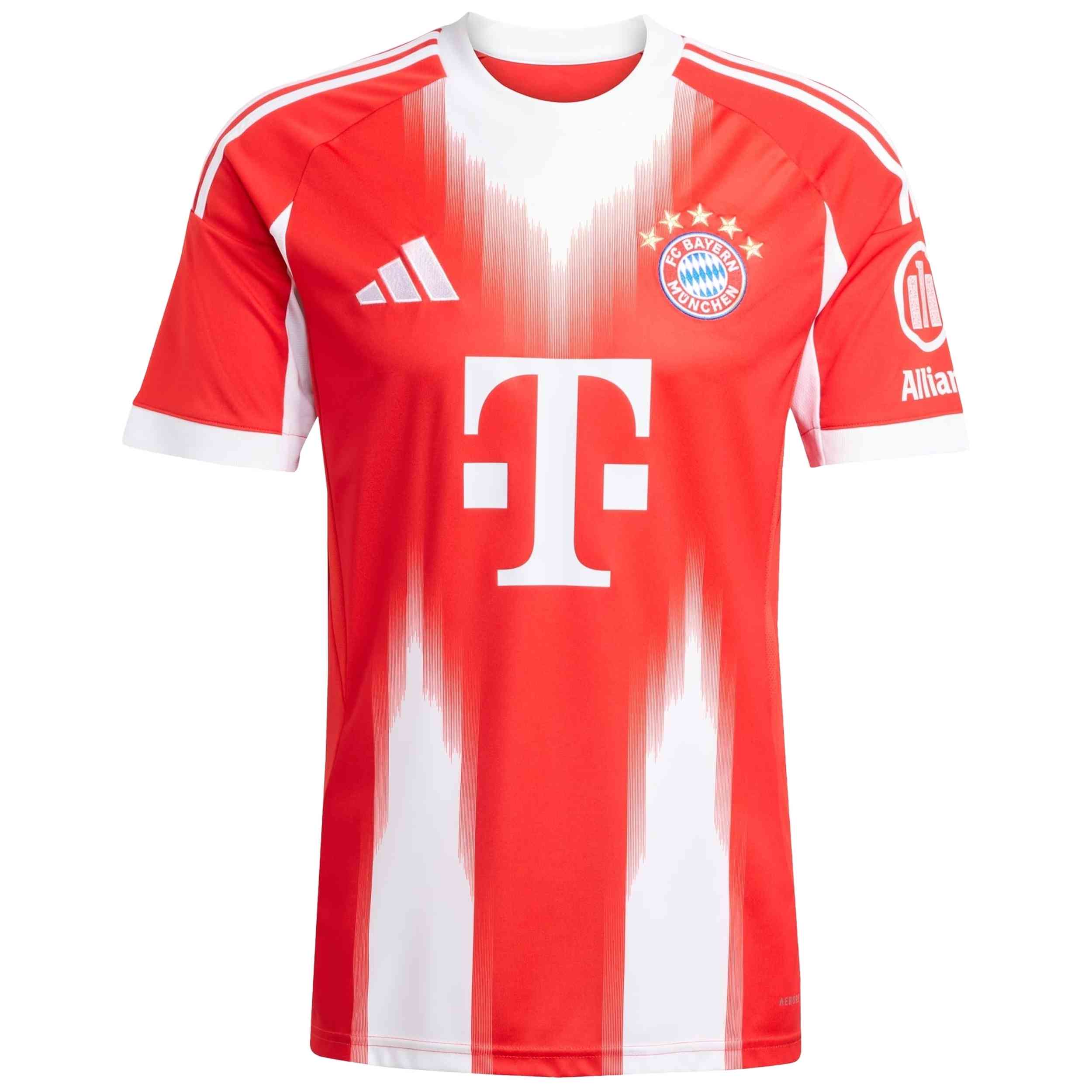 Camiseta De Manga Corta Adidas modelo FC Bayern 25/26 Home Jersey para hombre y mujer en color Rojo