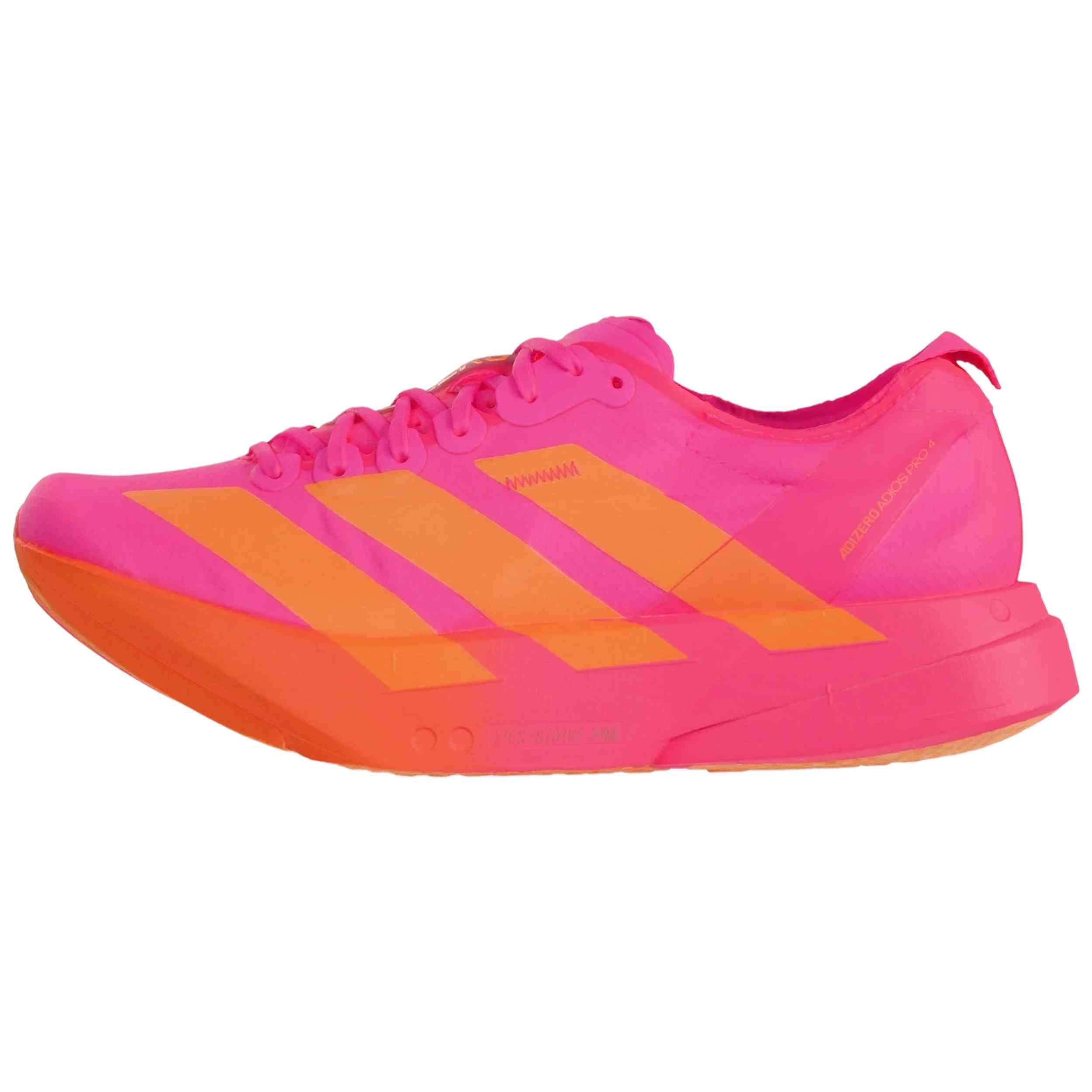 Zapatillas De Running Adidas modelo Adizero Adios Pro 4 "Lucid Pink / Lucid Orange / Iron Metallic" para Mujer en color Rosa