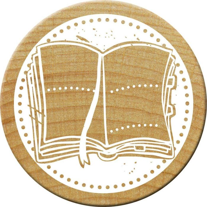 COLOP SELLO EXLIBRIS WOODIES STAMP DISEÑO LIBRO ESCOLAR 34x34x34 Cms.
