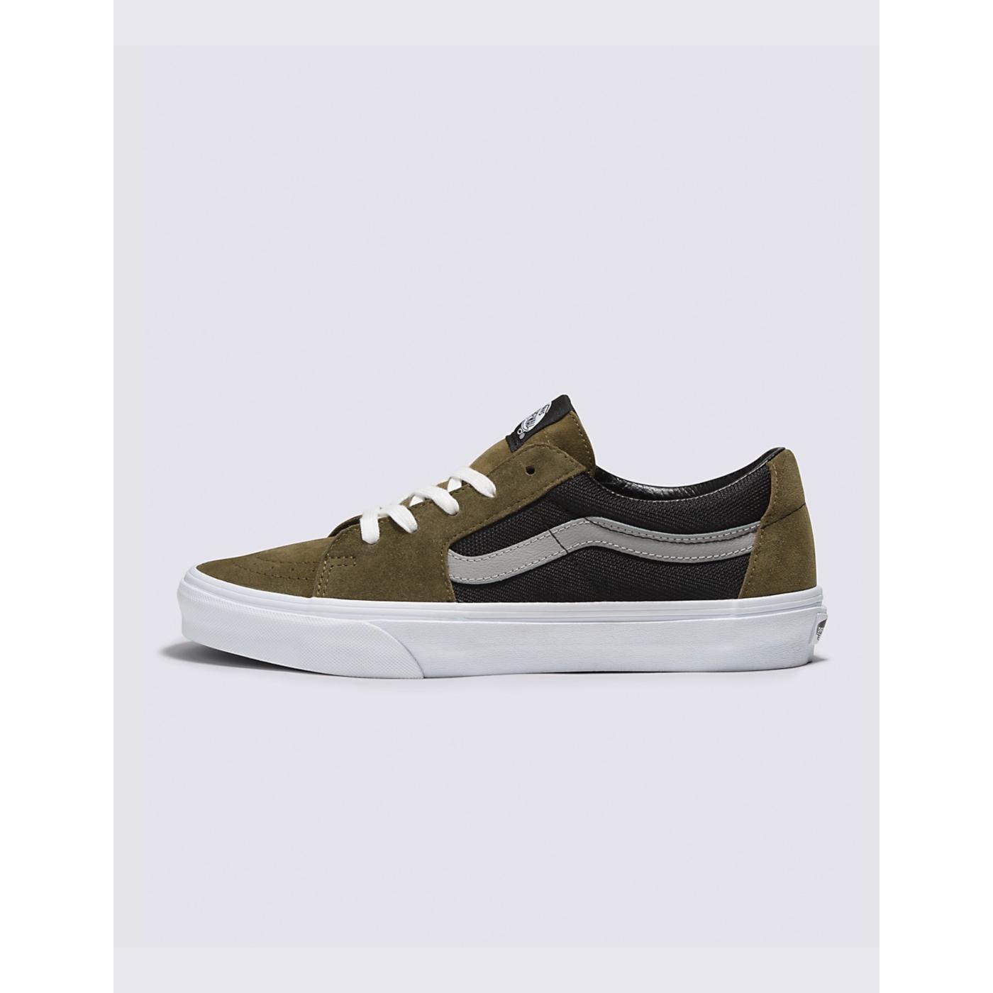 Zapatillas Vans Sk8 Low Oliva Negro para Hombre - Diseño en Dos Colores