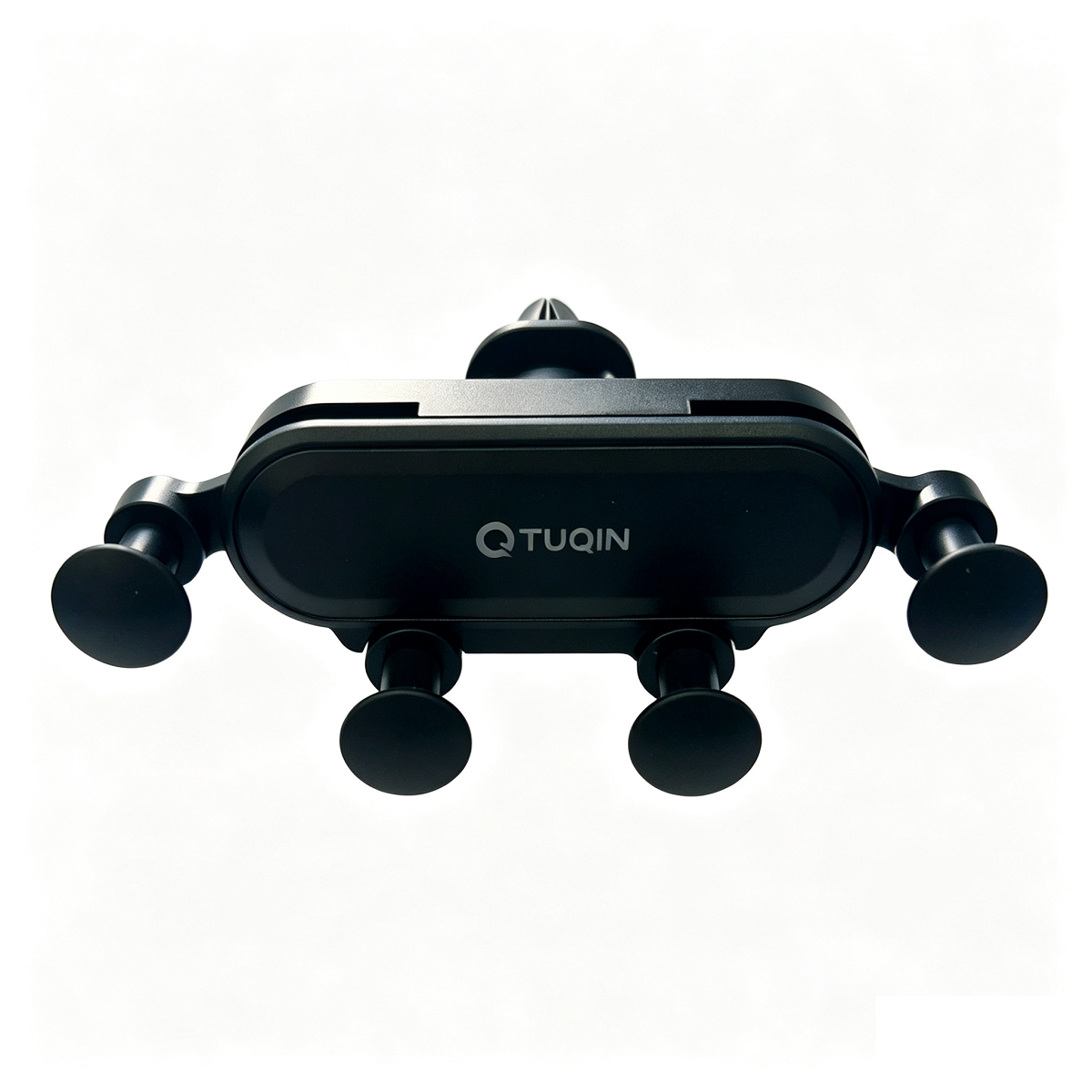 Soporte Movil Coche [Doble Gancho Metálico Resistente] Suporte Telemovel Carro del Aire Ventilación, Rotación 360°, Manejo con Una Sola Mano, Compatible