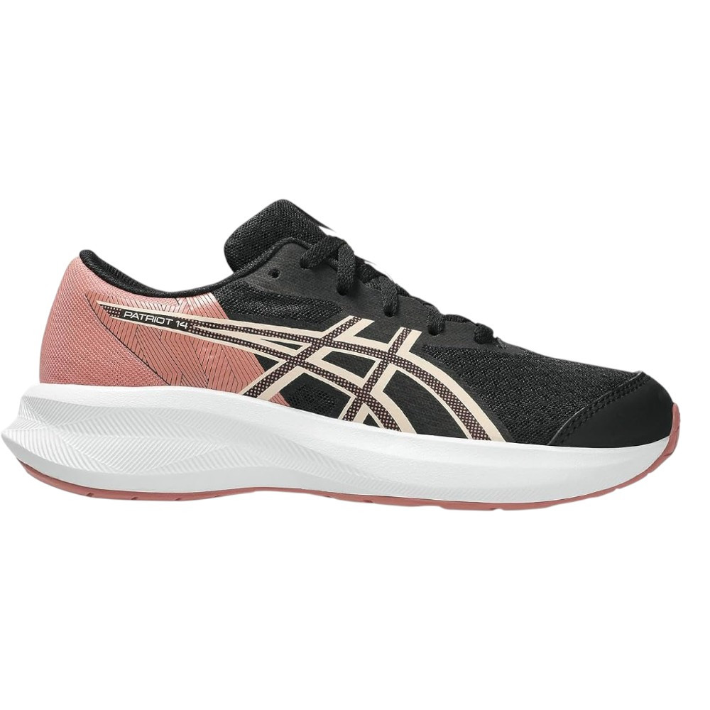 Zapatillas Asics Patriot 14 Gs Negro Rosa Pearl 1014A392-001 Running Niño Niña