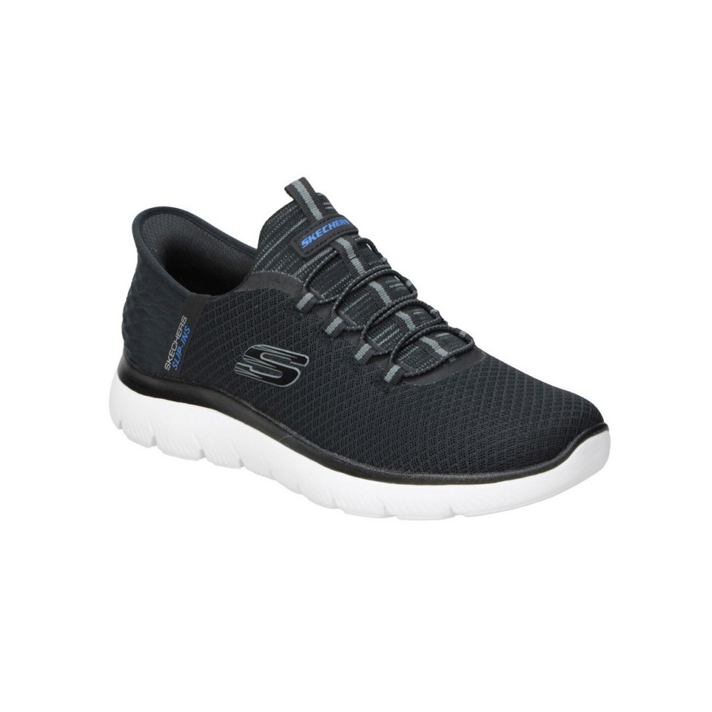 Sneakers Skechers Summits Hombre Negro - Calzado Deportivo con Tecnología de Amortiguación