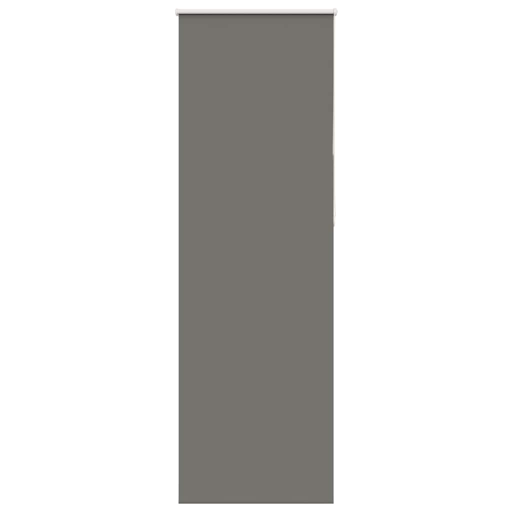 vidaXL Estor Enrollable Opaco gris 80x210 cm Tela Ancho 75,7 cm