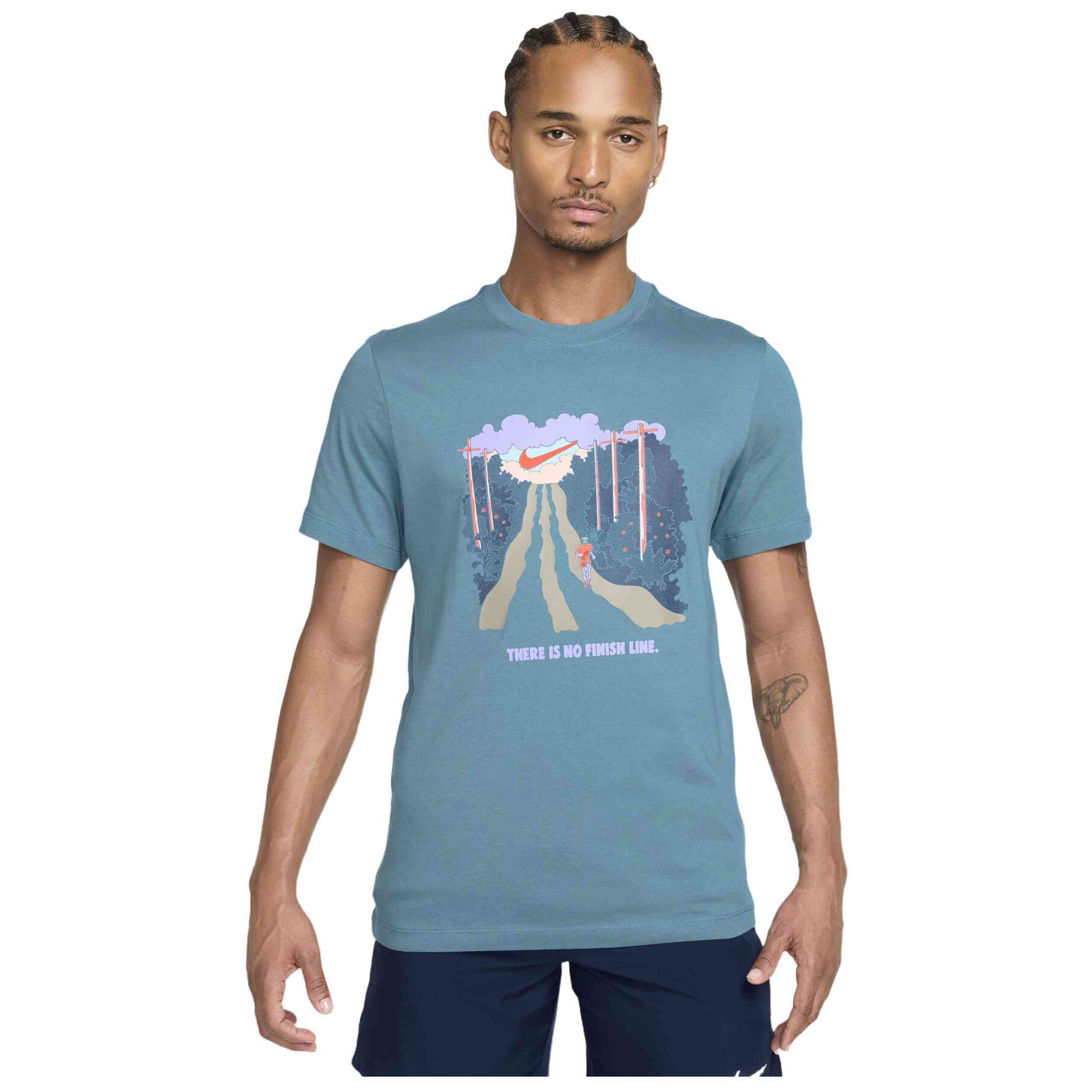 Camiseta De Manga Corta Nike para Hombre en color Azul