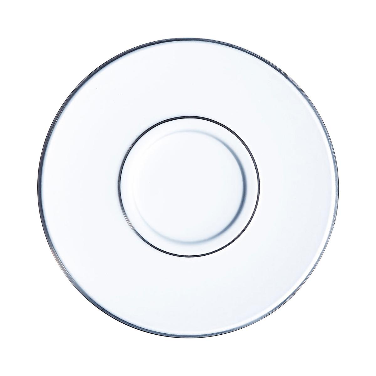 ARCOROC ARCADIE Set 6 Platillos Vidrio 11,2CM Transparente Brillo Fabricado en Francia Reciclable