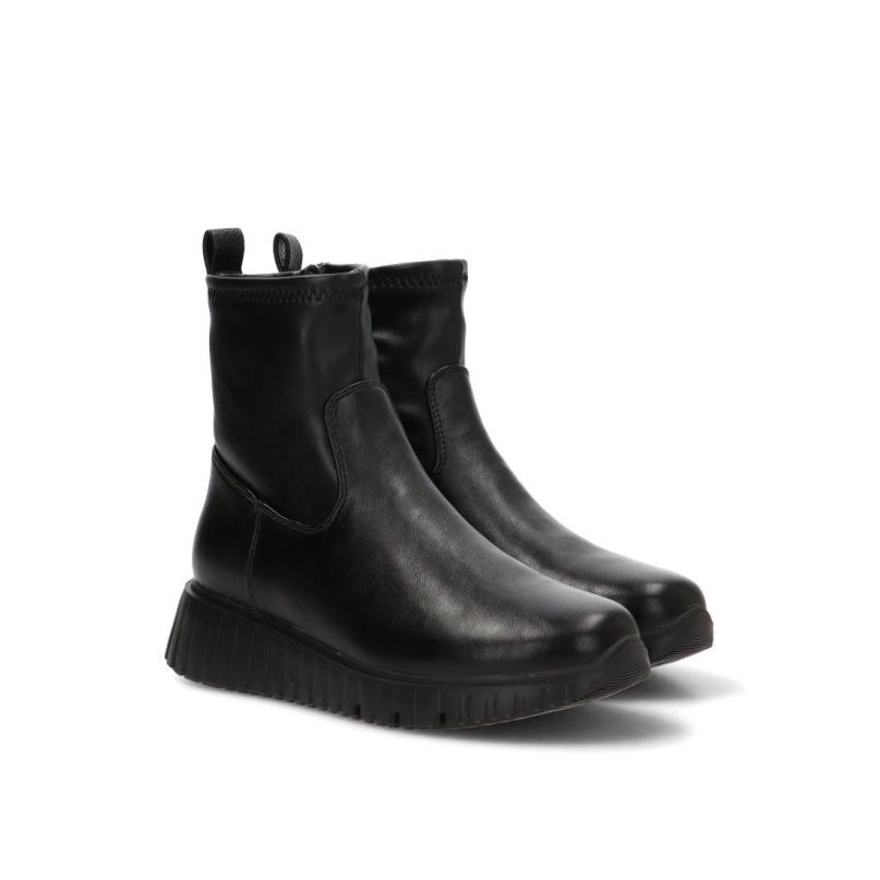 Botin Mustang - Mujer - Suela Plana - Modelo 55987 - Color Negro