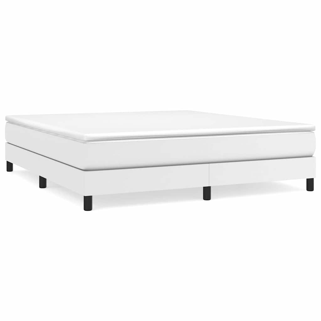 vidaXL Estructura de cama con somier cuero sintético  160x200 cm Multicolor