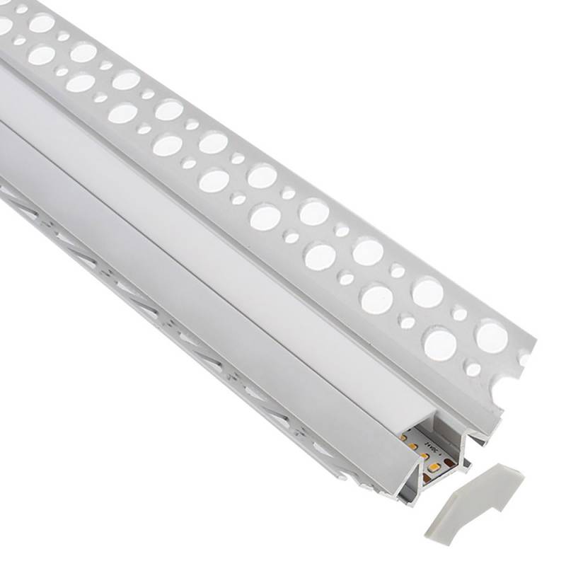 LEDBOX KIT Perfil arquitectónico aluminio LING 1 metro. Perfiles para tiras LED, Perfiles arquitectónicos