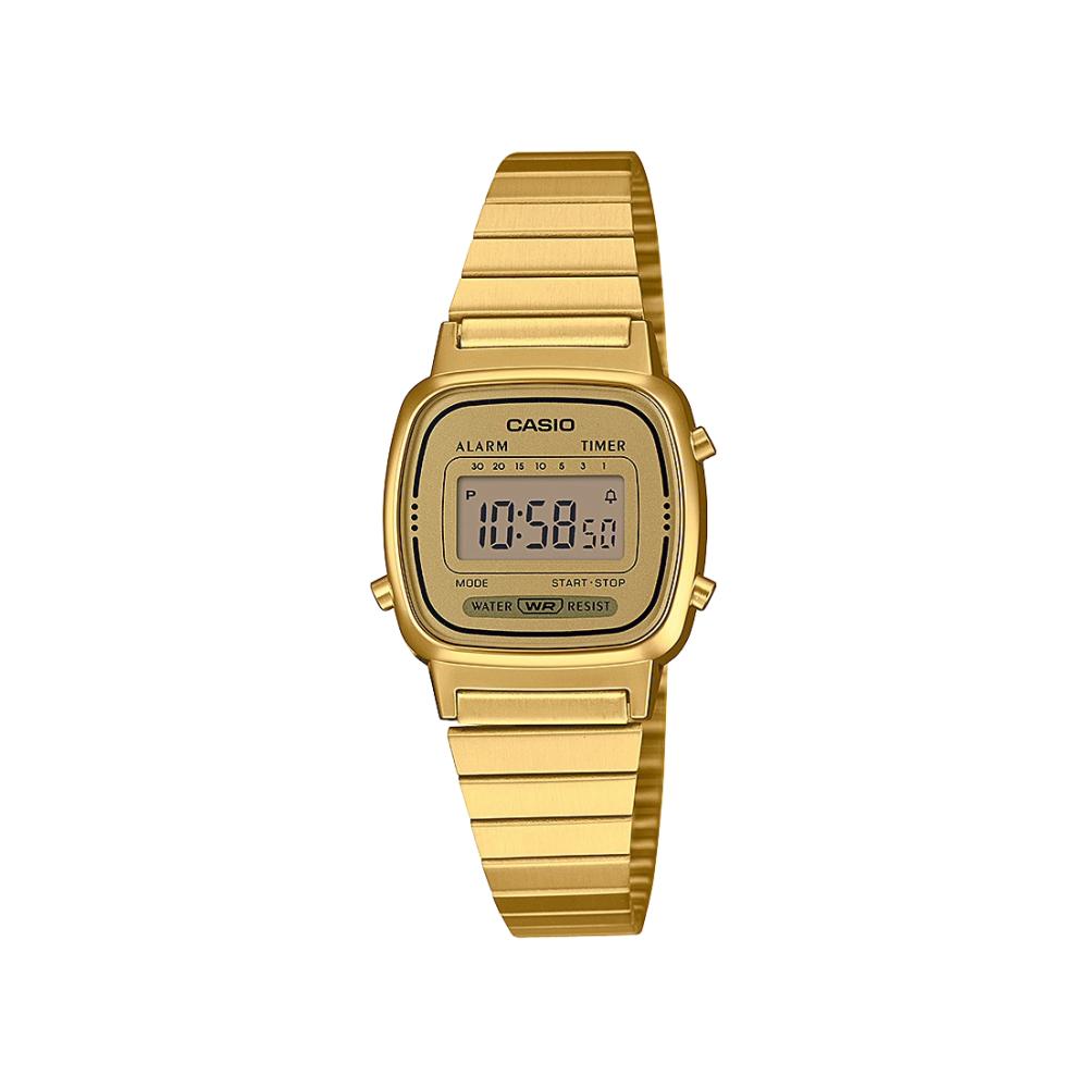 Reloj CASIO Mujer Vintage LA670WEGA-9EF - Digital dorado - Resistente al agua