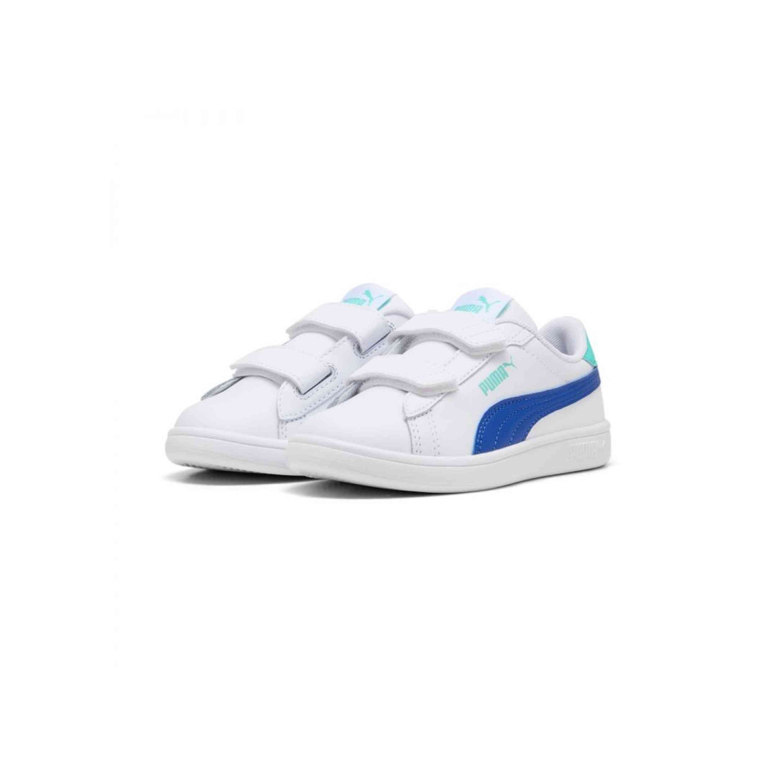 Calzado  marca Puma modelo 392033-18 para kids en color azul