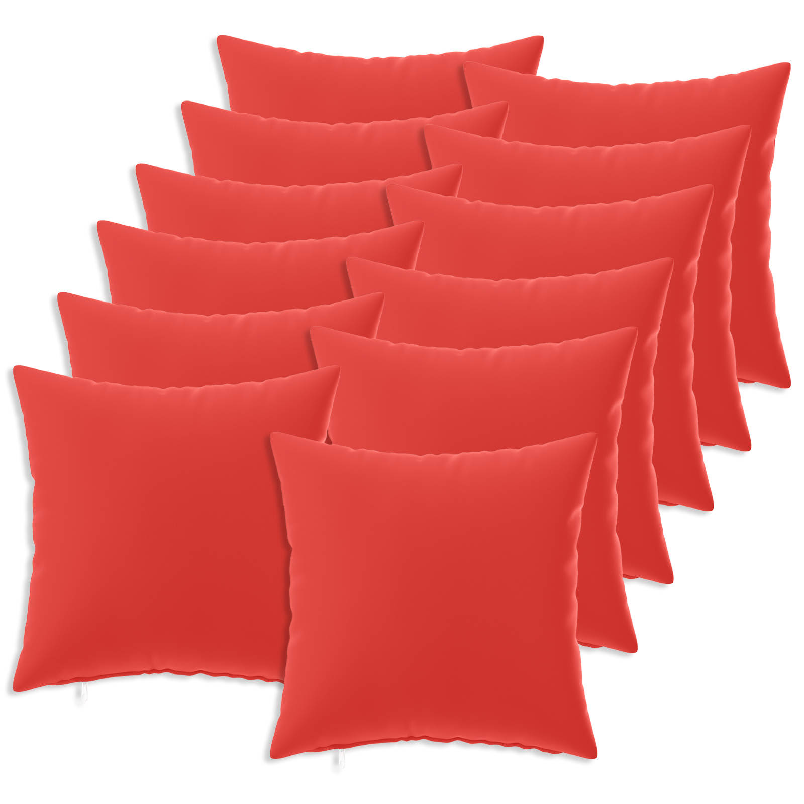 vidaXL Funda de almohada 12 uds. HEERLEN 50 x 50 cm Poliéster Multicolor
