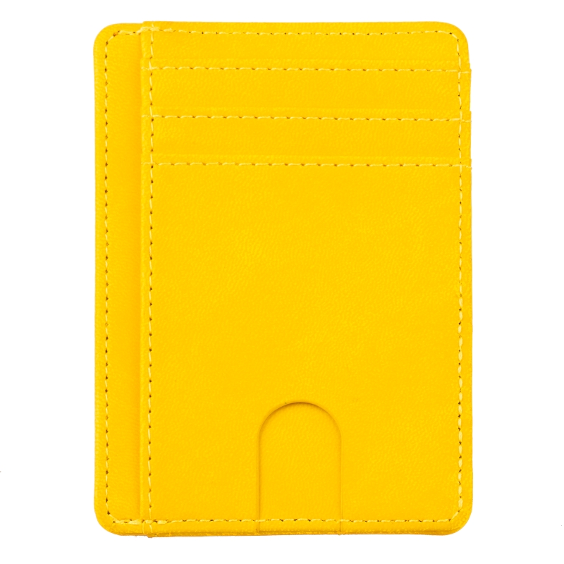 OmHome RFID Blocking Wallet Business Card Cover for Case Super Thin Men Leather Credit Card Holder