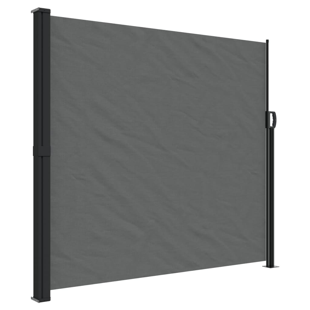 vidaXL Toldo lateral retráctil 180x500 cm Color Negro, Crema, Azul
