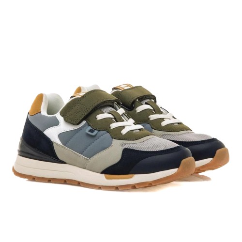 Zapatillas juveniles COMPACT MUSTANG 48980 con velcro ultra ligeras.