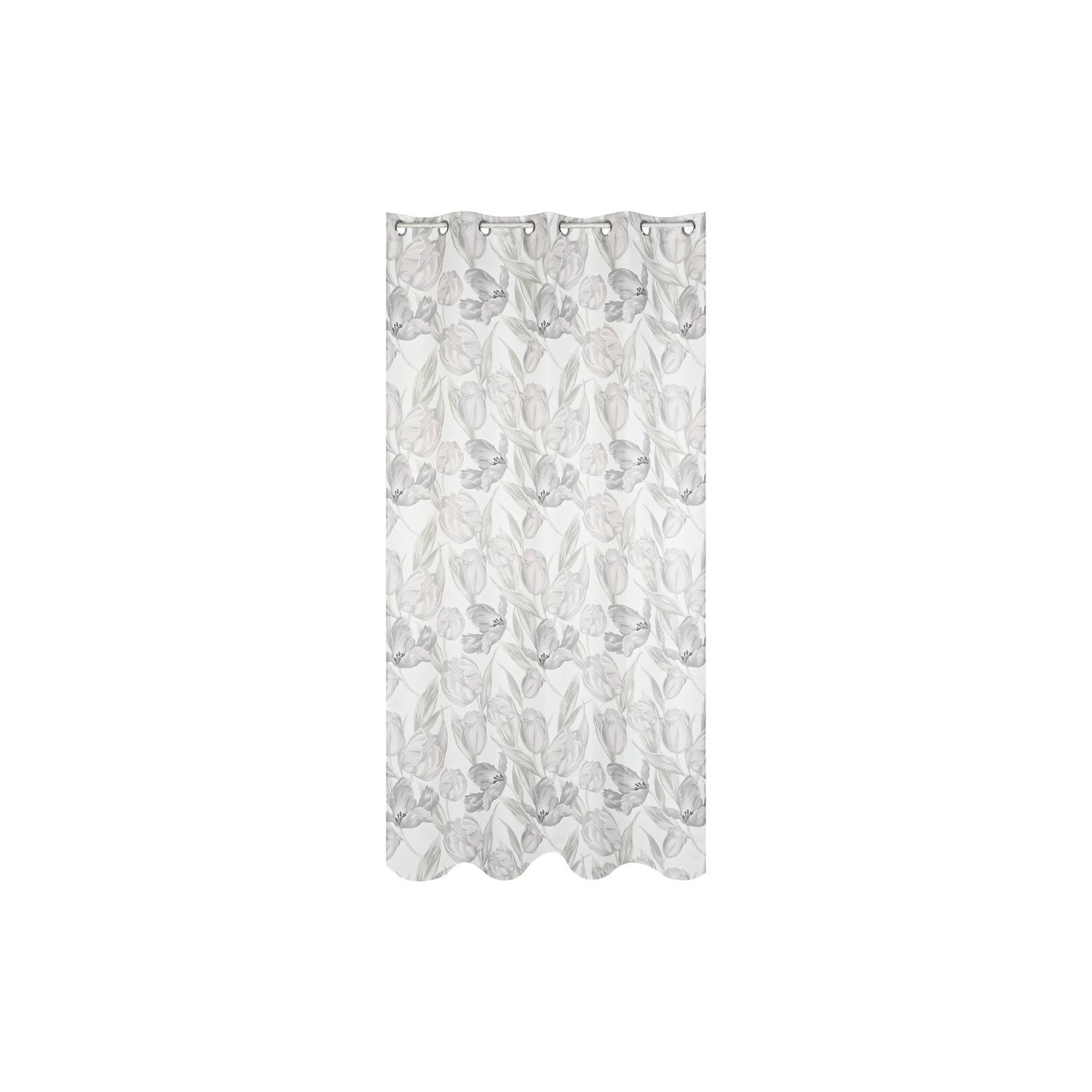 Cortina Poliester 140X0,3X260 Tulipanes Impreso El mejor complemento para tu hogar  -Fijalo-