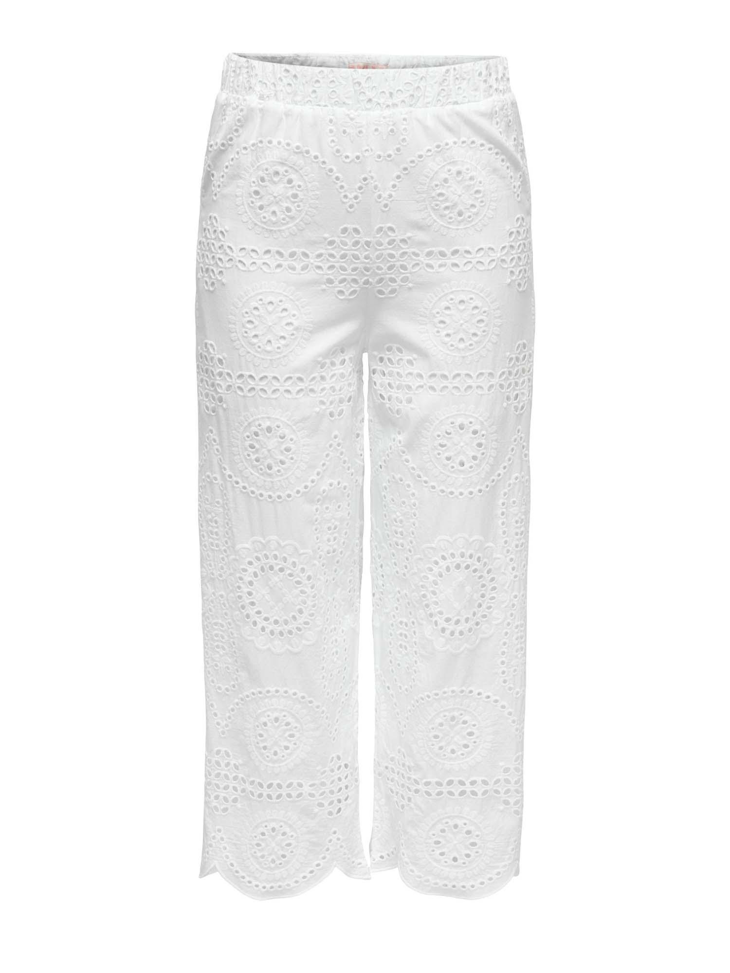Only mod. 15319154 Pantalón palazzo con calados