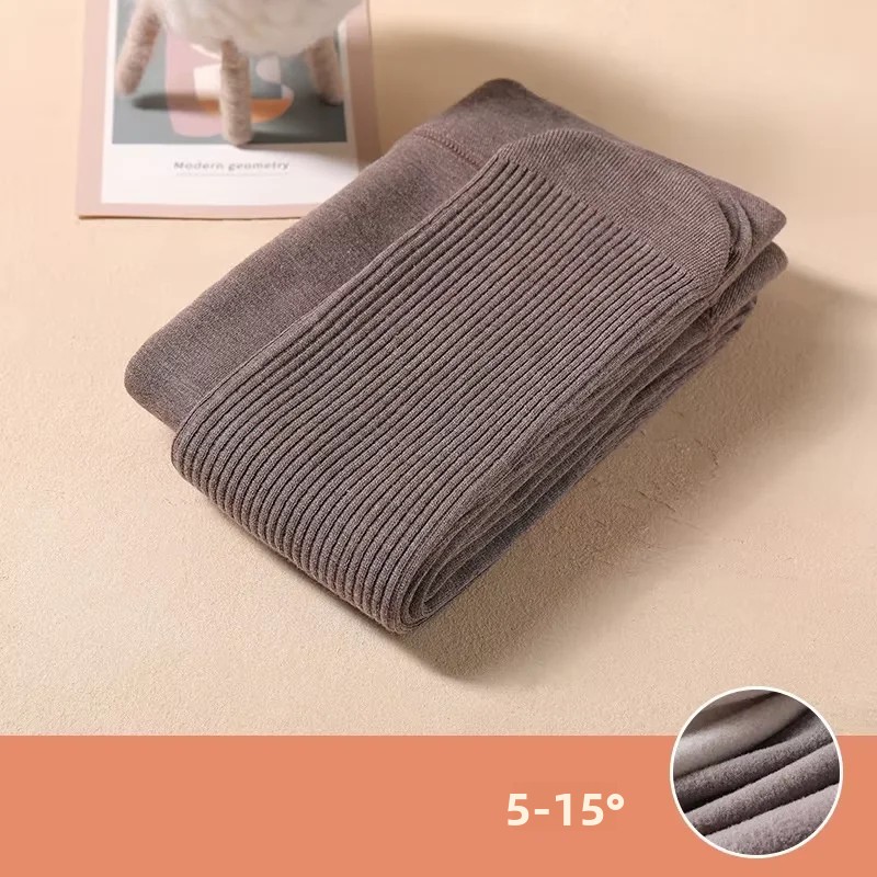 TK Leggings Para Niñas Invierno Grueso Cálido Pantimedias Infantiles Moda Mantener Caliente Peluche Niño Tights Danza Exterior Legging 2-10 Años