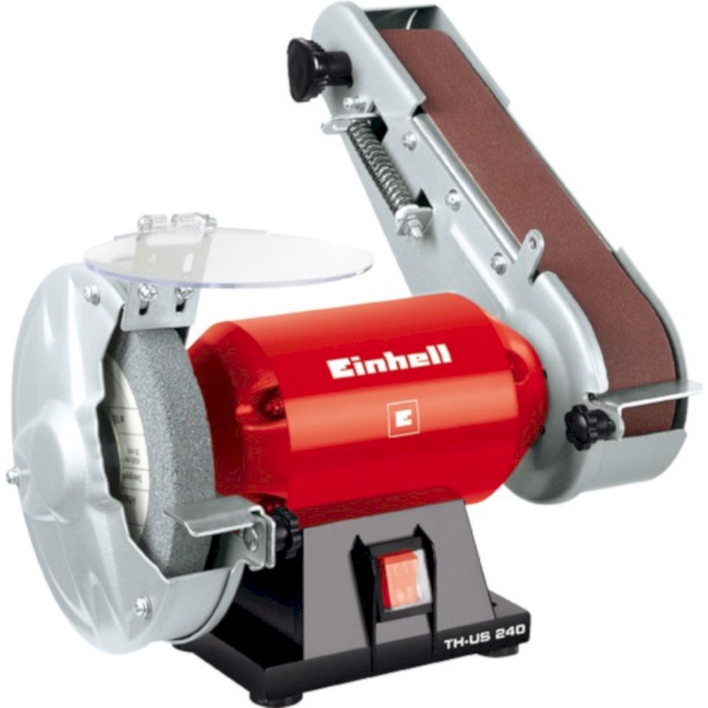 Electroafiladora Esmeril Combi 240W Muela + Banda 240W. Einhell
