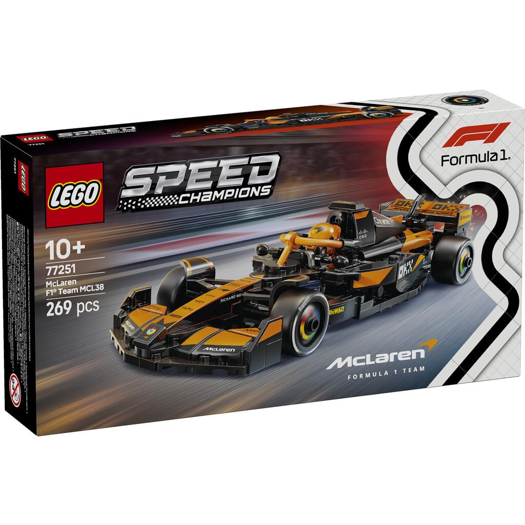Lego Speed Champions Fórmula 1 Coche de Carreras McLaren F1 Team MCL38
