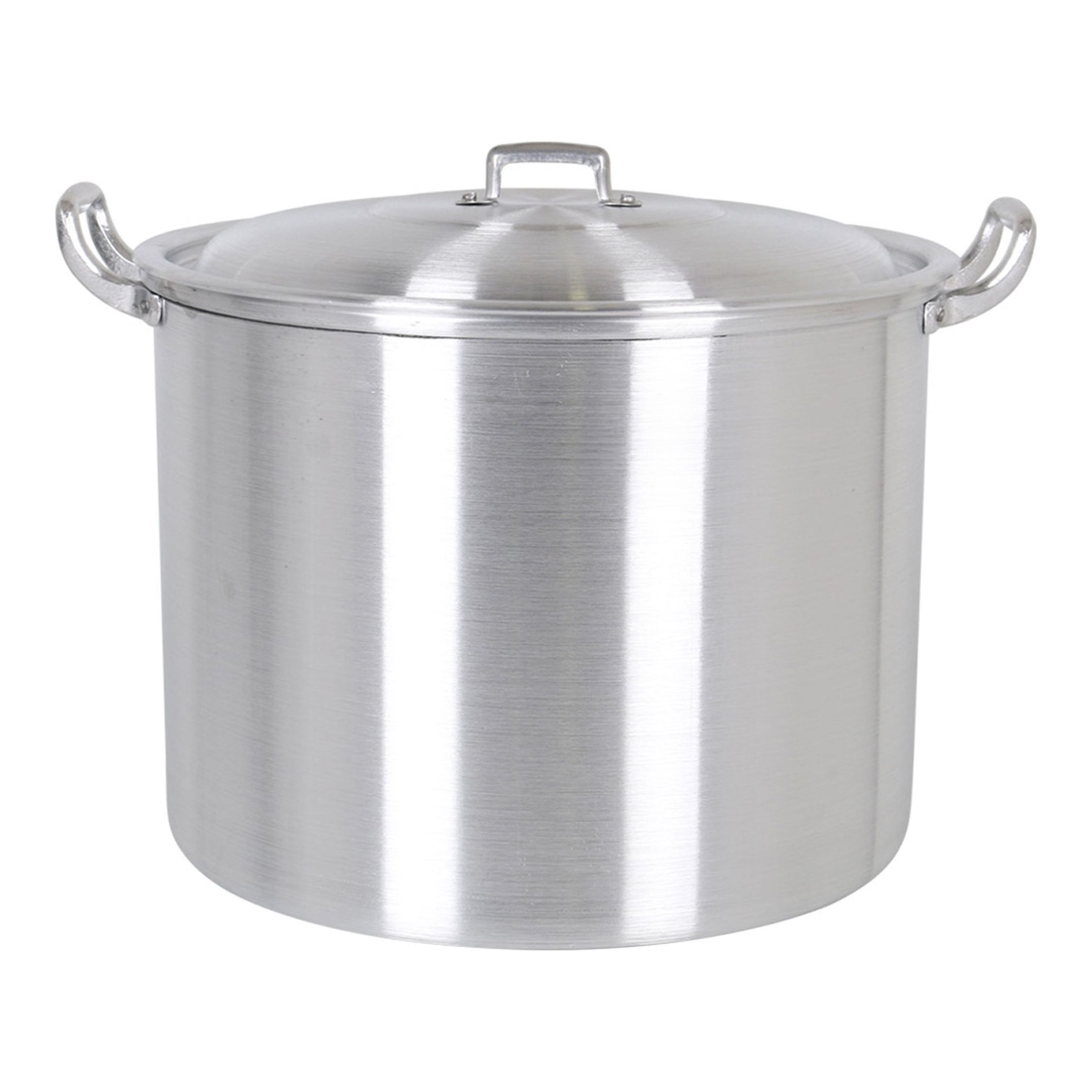 VR - Olla con Tapa Aluminio 30CM - Olla de Aluminio Resistente y Duradera - Olla de Aluminio para Cocinar de Forma Eficiente - Olla de Aluminio con Tapa Hermética - Olla de Aluminio Versátil para Todo Tipo de Cocina