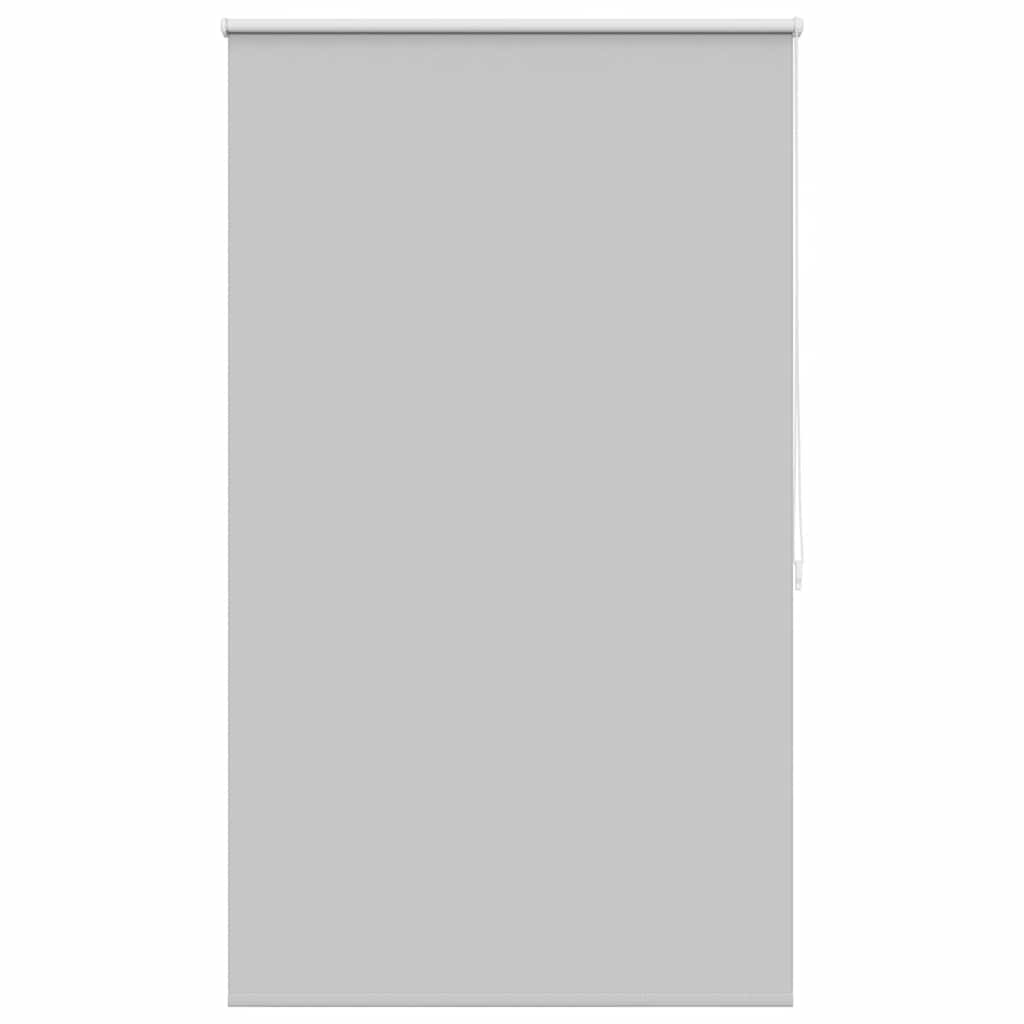 vidaXL Estor enrollable opaco 84,4x175 cm, tela, ancho 80 cm, gris