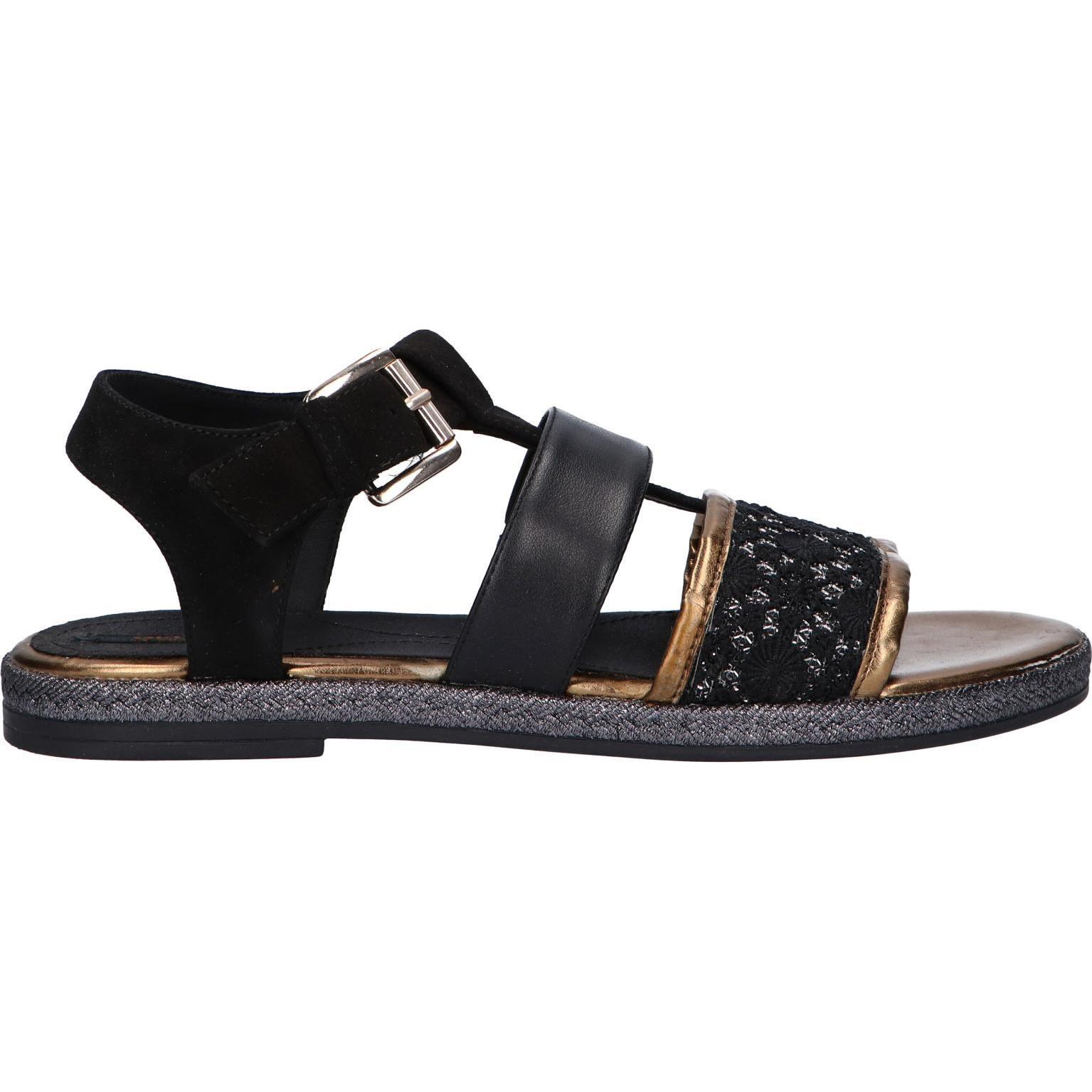 Geox women's dress sandals in black