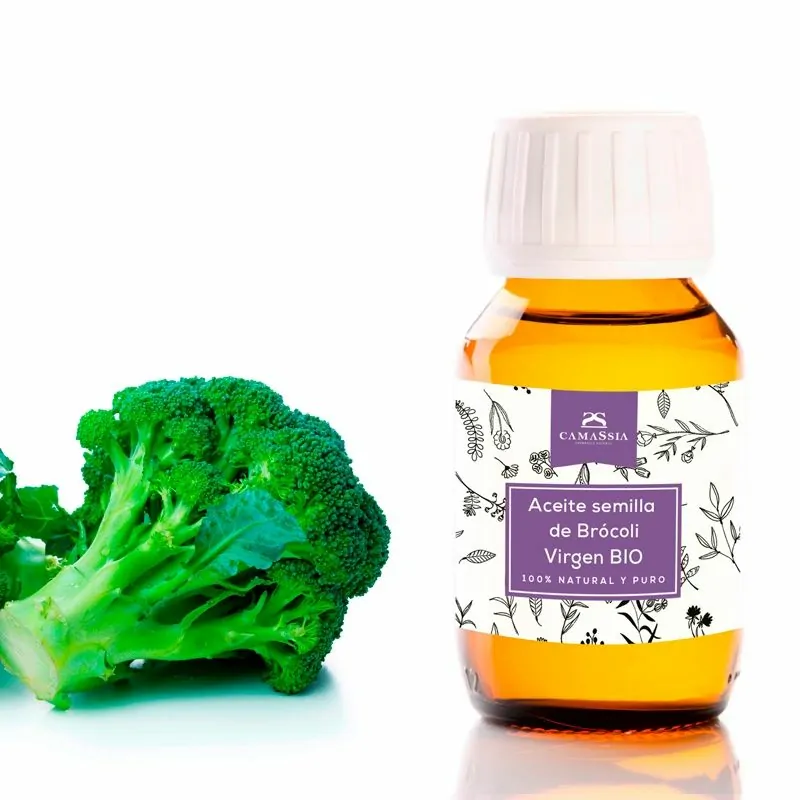 Camassia Aceite de semilla de brócoli virgen BIO | Aceites vegetales | de primera presión en frío y de agricultura ecológica