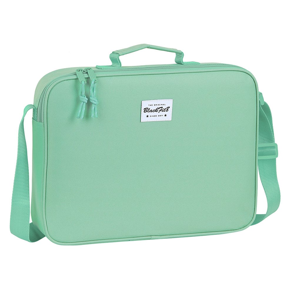 SAFTA | Cartera Extraescolares Blackfit8 Organizador Escolar con Bandolera Ajustable y Asa de Mano Forrada, Cremallera con Doble Tirador, Fondo Interior Semirrígido Extraíble, Azul Marino, 9?