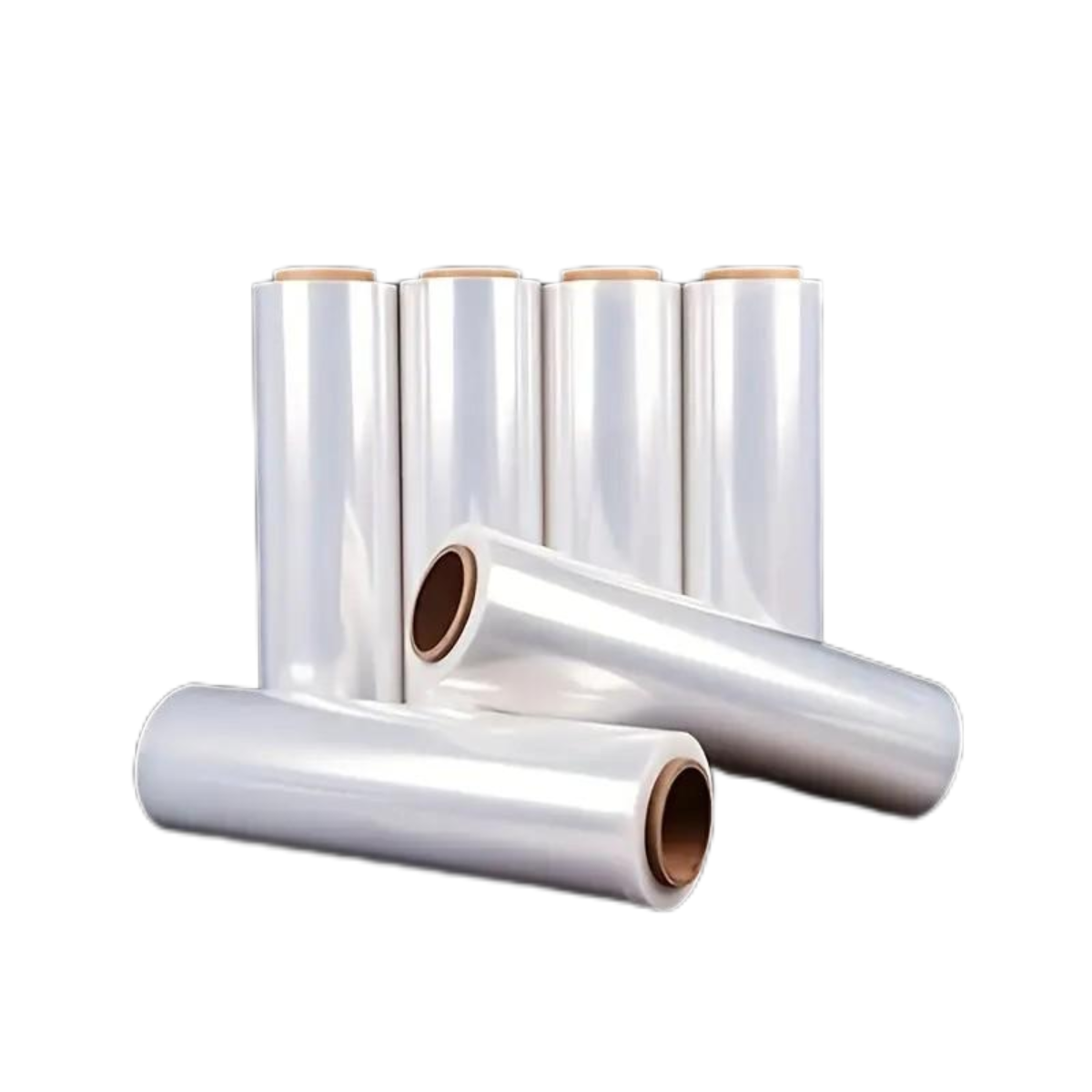 Film Elástica Transparente para Embalaje – Pack de 3 Rollos (50 cm x 1,20 kg) | Envoltura Estirable para Mudanzas, Protección de Superficies y Almacenamiento