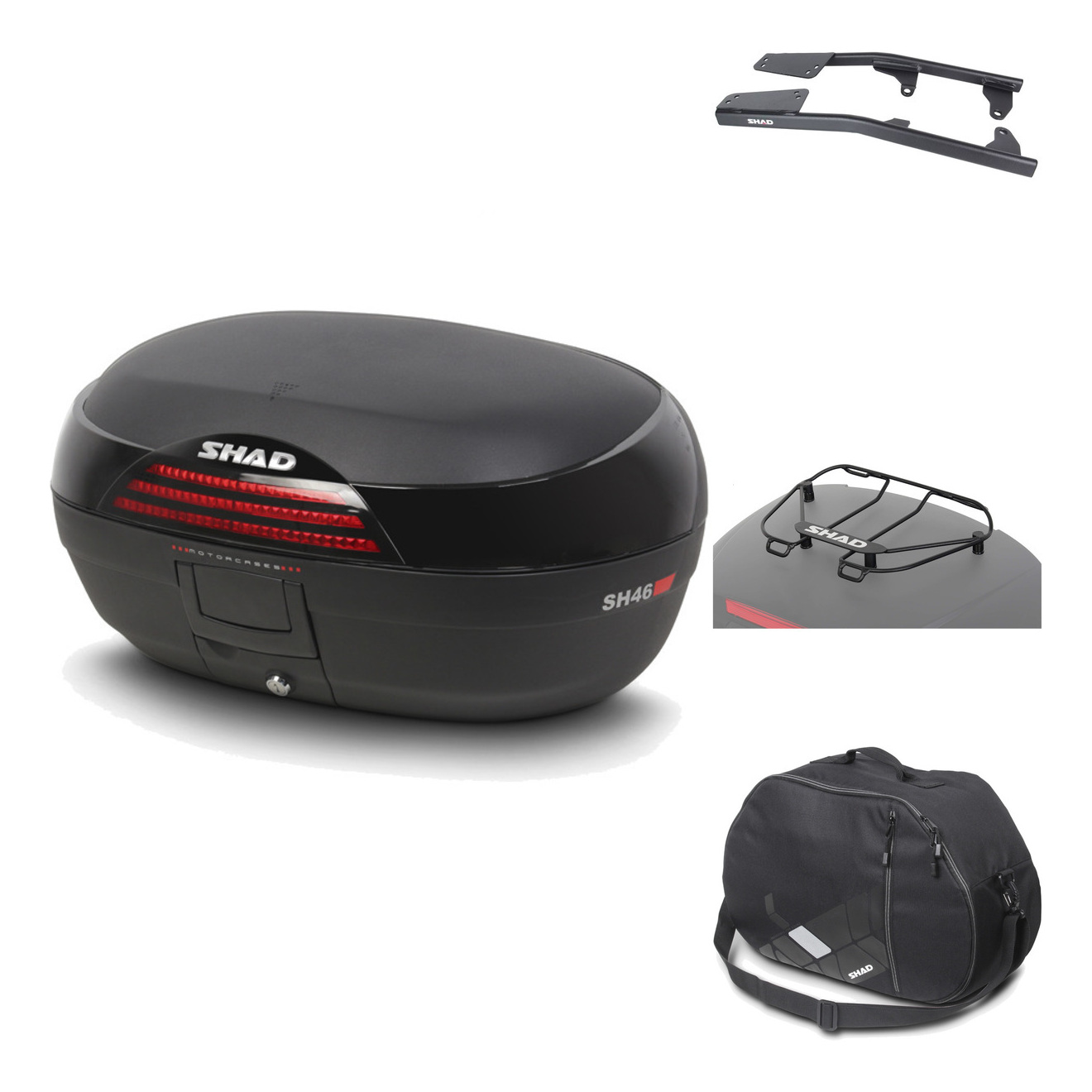 Baul Trasero + Herraje Montaje + Accesorios Sh46 Sh 46 New Model KIT-183059