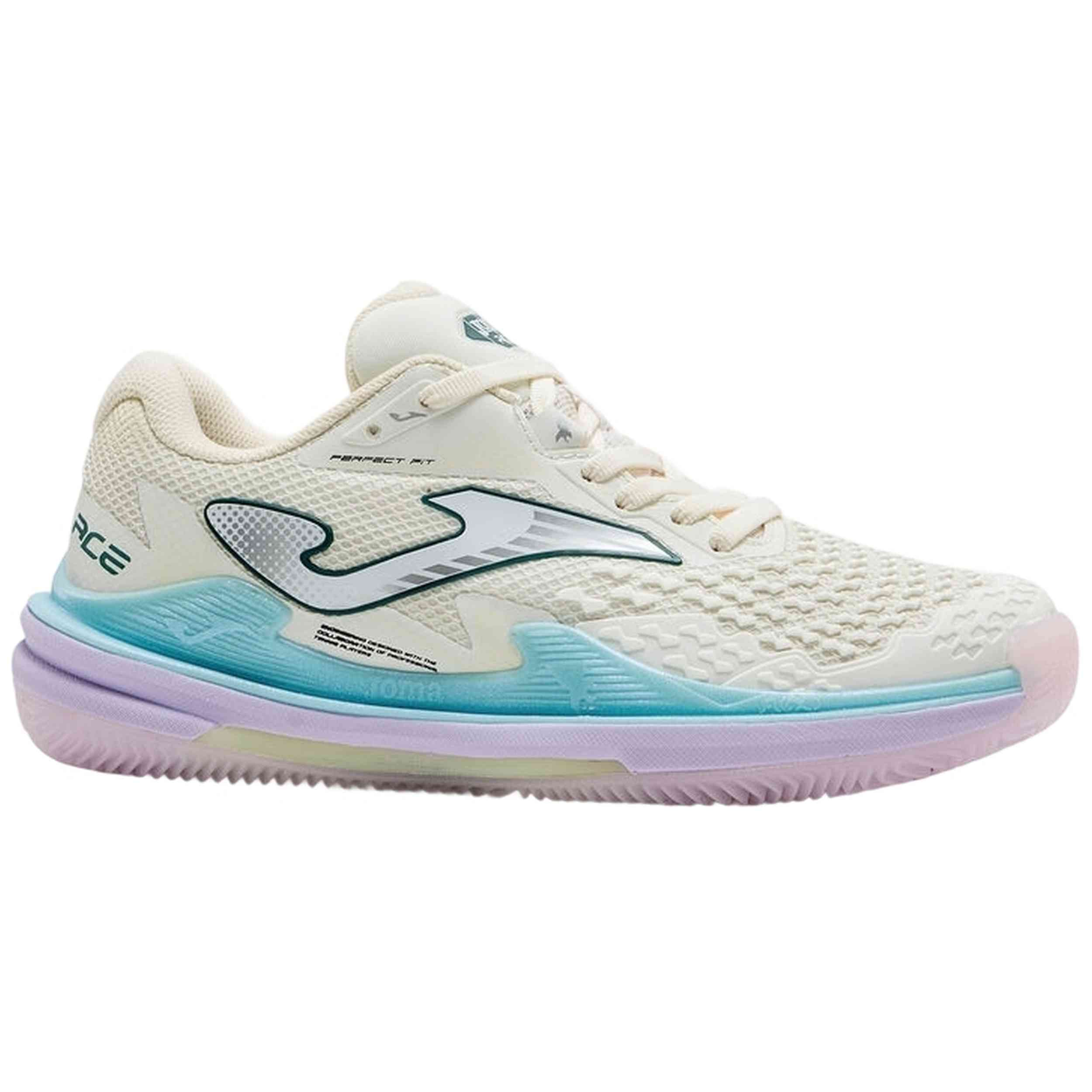 Zapatillas Ace Lady 2625 Beige Joma en color Blanco Azul