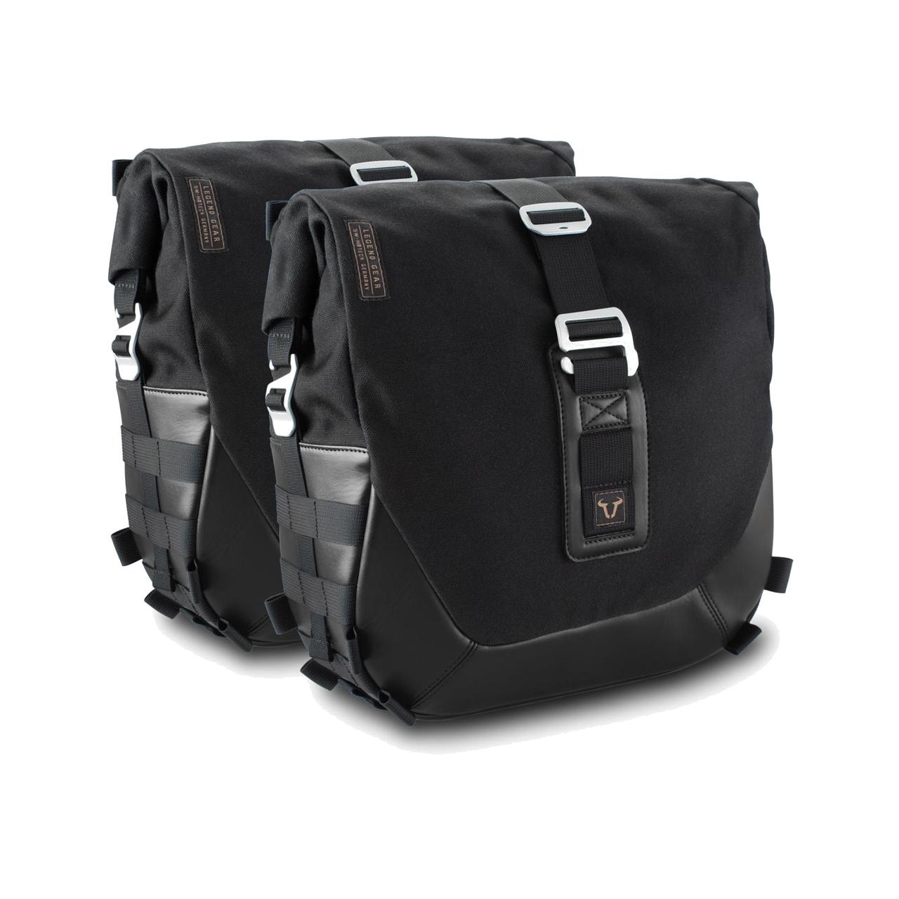 Set De Bolsas Alforjas Laterales Con Herraje Edición Negra Lc Legend Gear BC.HTA.01.887.20101
