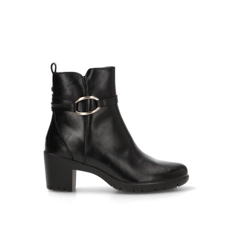 Botin Cómodas Armony - Mujer - Tacón Medio - Modelo 30030 - Color Negro