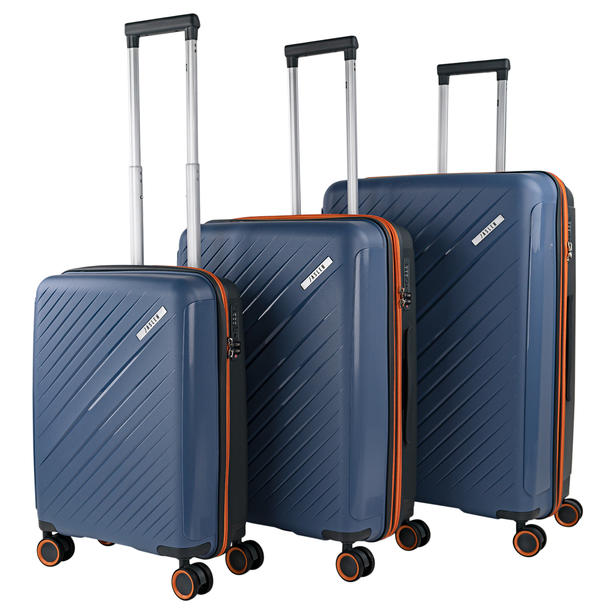 Jaslen - Jaslen Juego De Maletas De Viaje Rígidas Cabina Mediana Grande Ligeras Con Ruedas 360º Conjunto Equipaje Con Candado De Combinacion TSA Set Ideal Para Viajeros Exigentes. Extensible