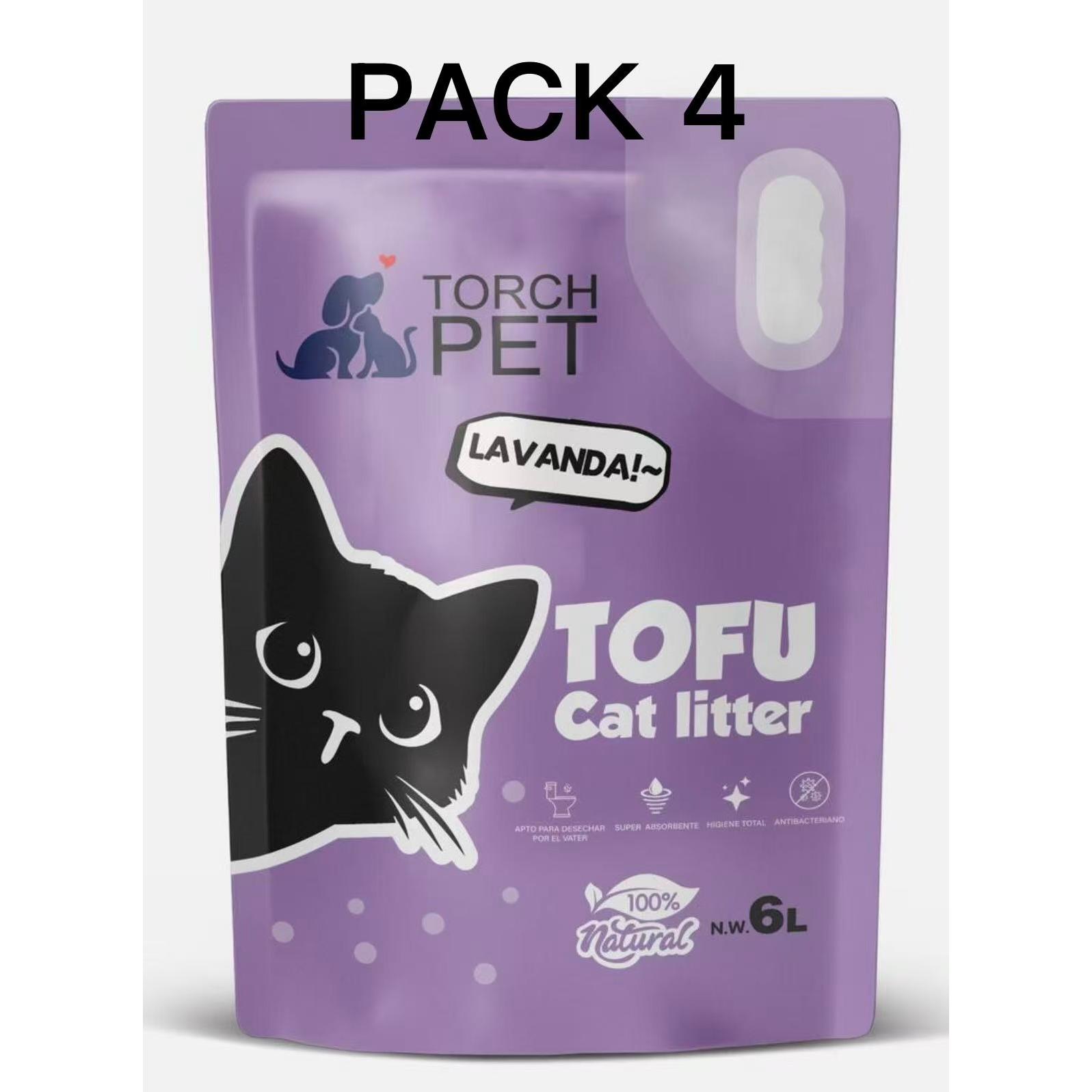 Arena para gato original arena tofu 6L – Alta absorción y fácil eliminación, ideal para higiene felina