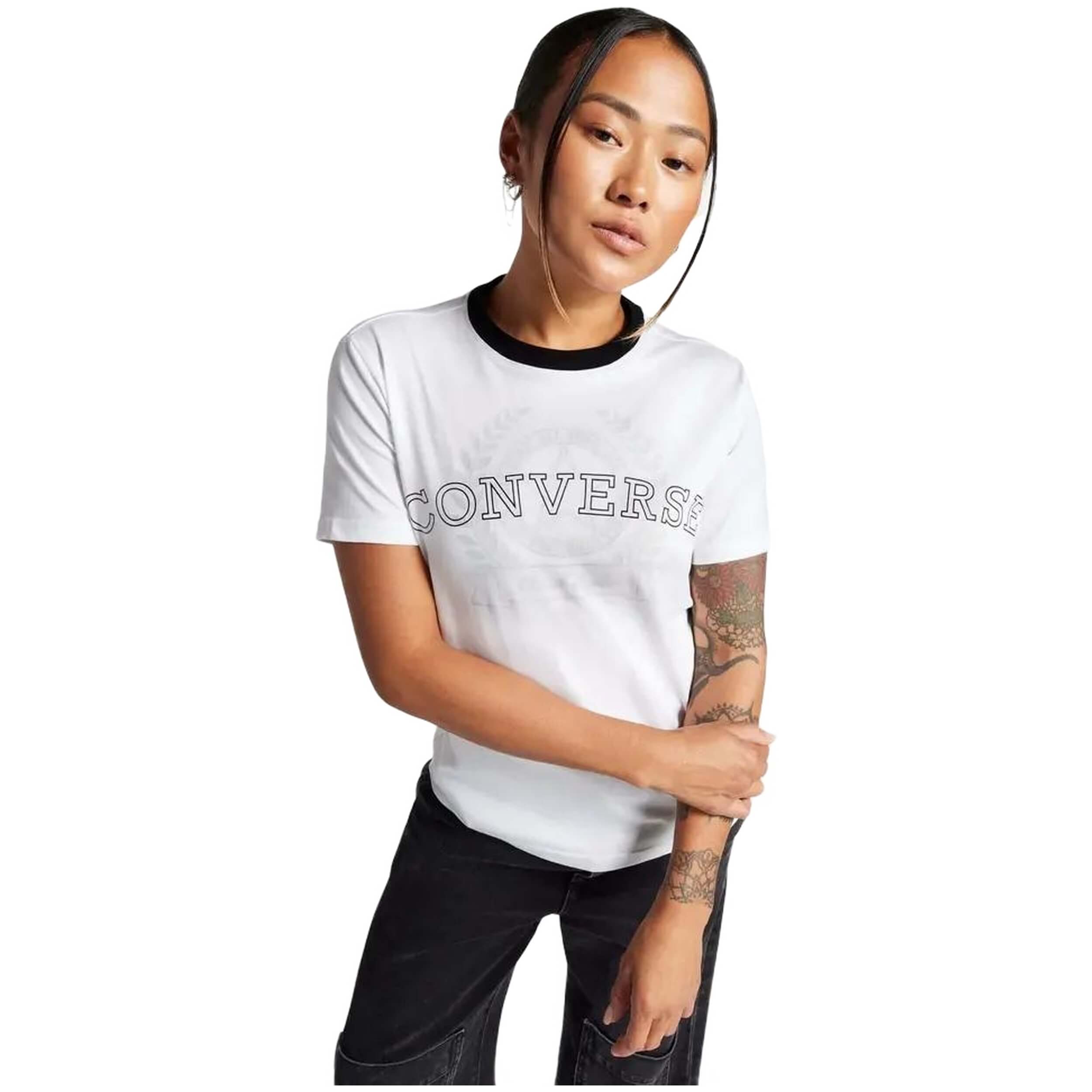 Textil Sportswear marca Converse modelo 10026106-A01 para mujer en color blanco